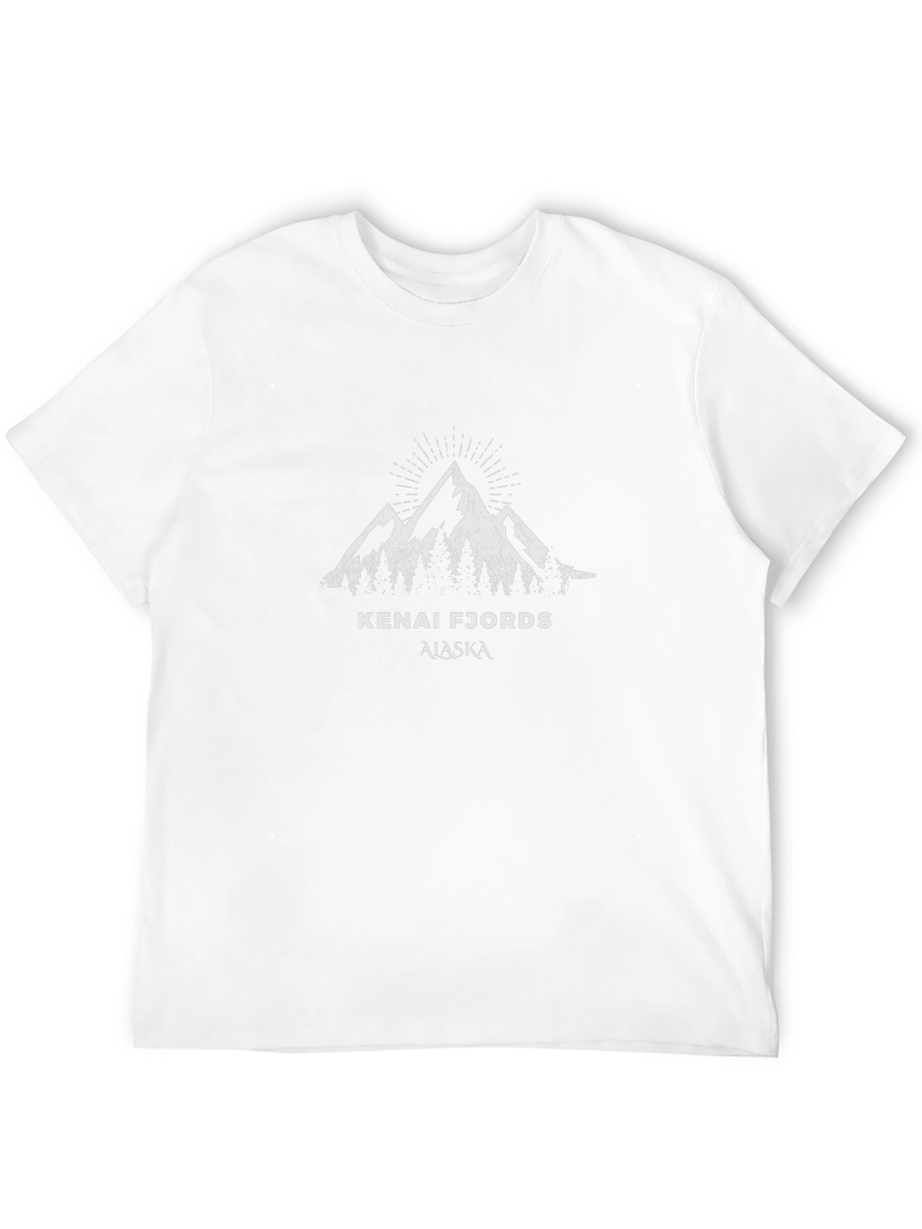 Kenai Fjords Alaska Graphic Tee - Black