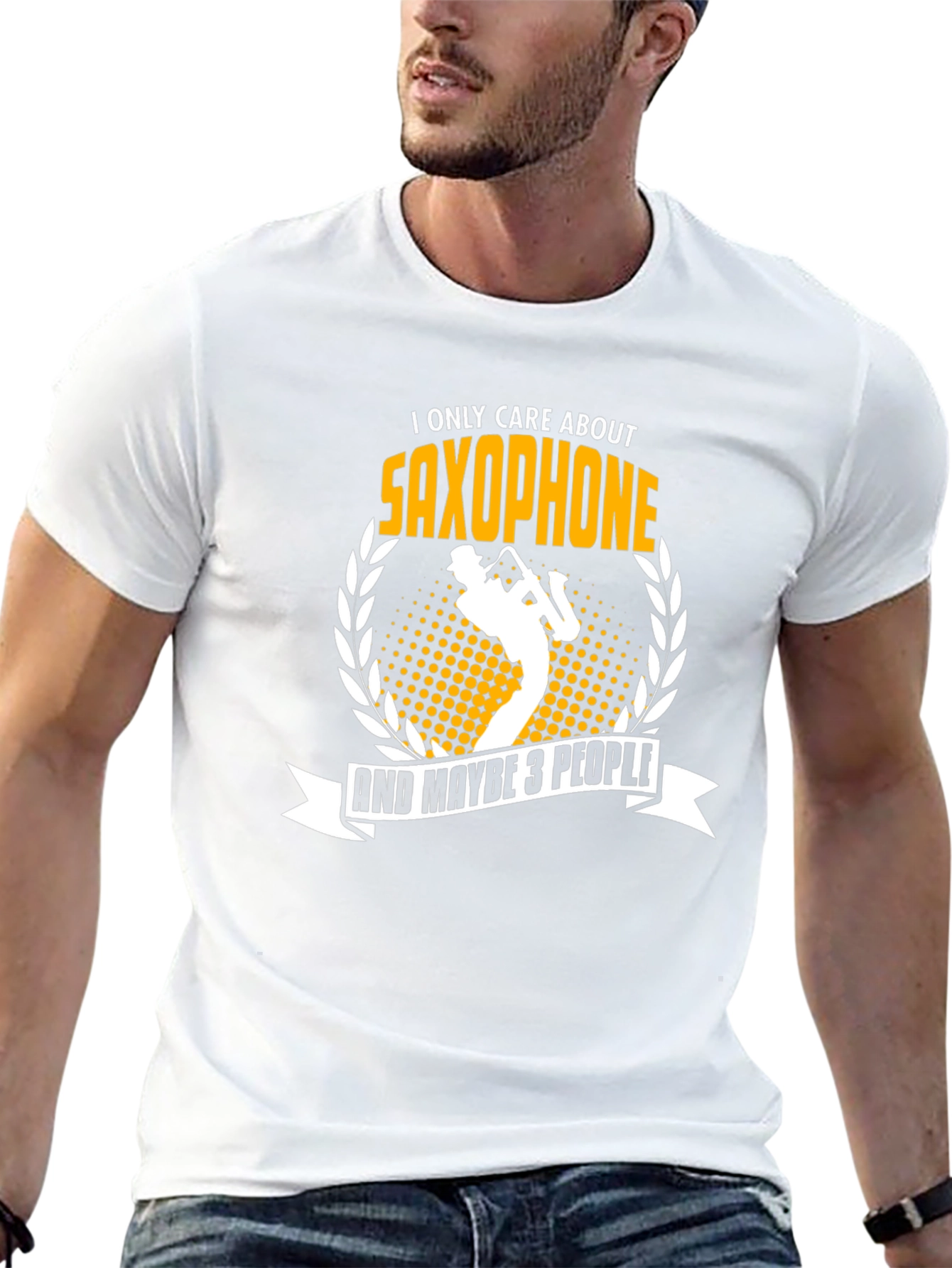 Saxophone Lover T-Shirt: I Only Care About Saxophone