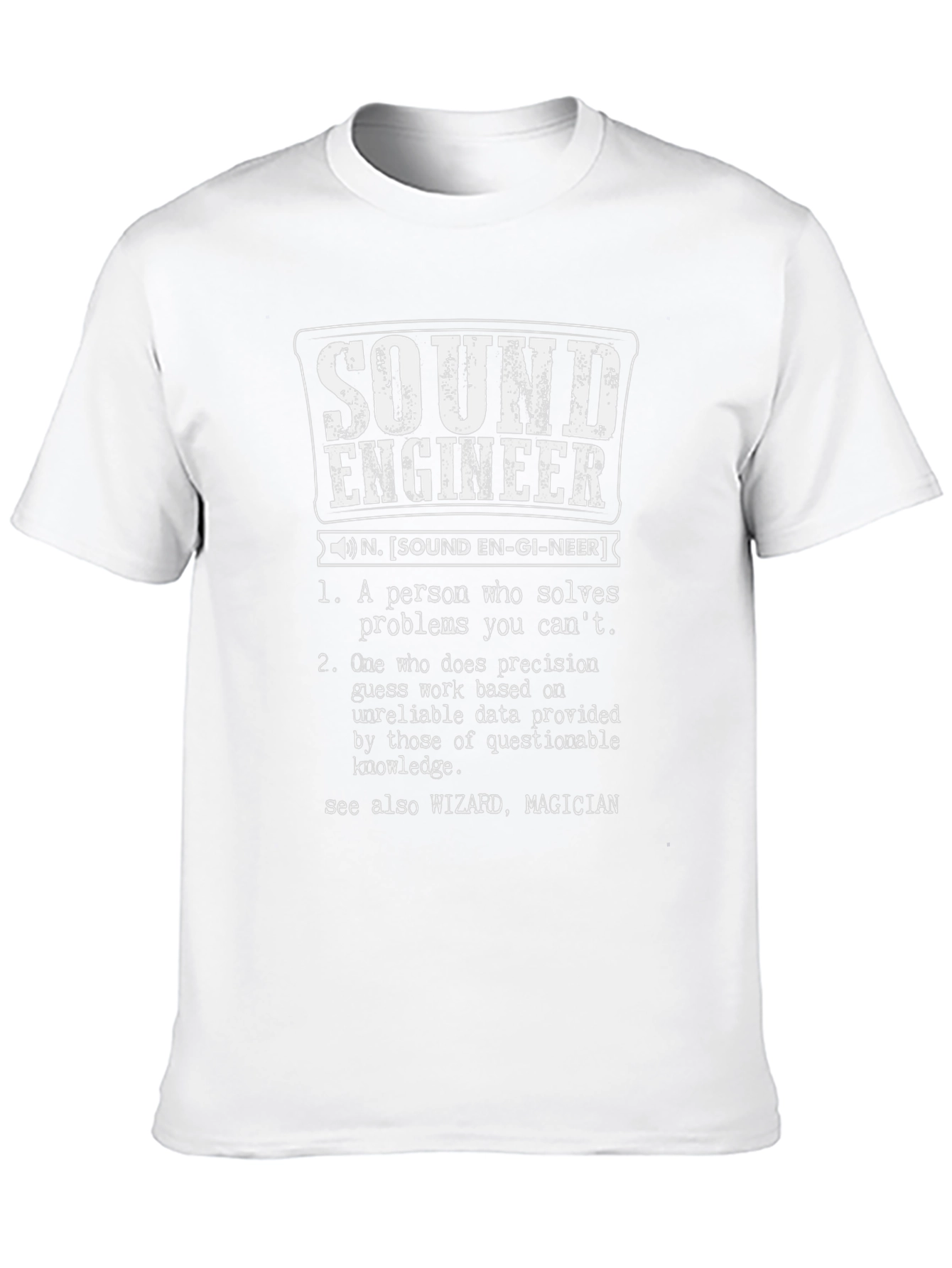 Sound Engineer Definition T-Shirt
