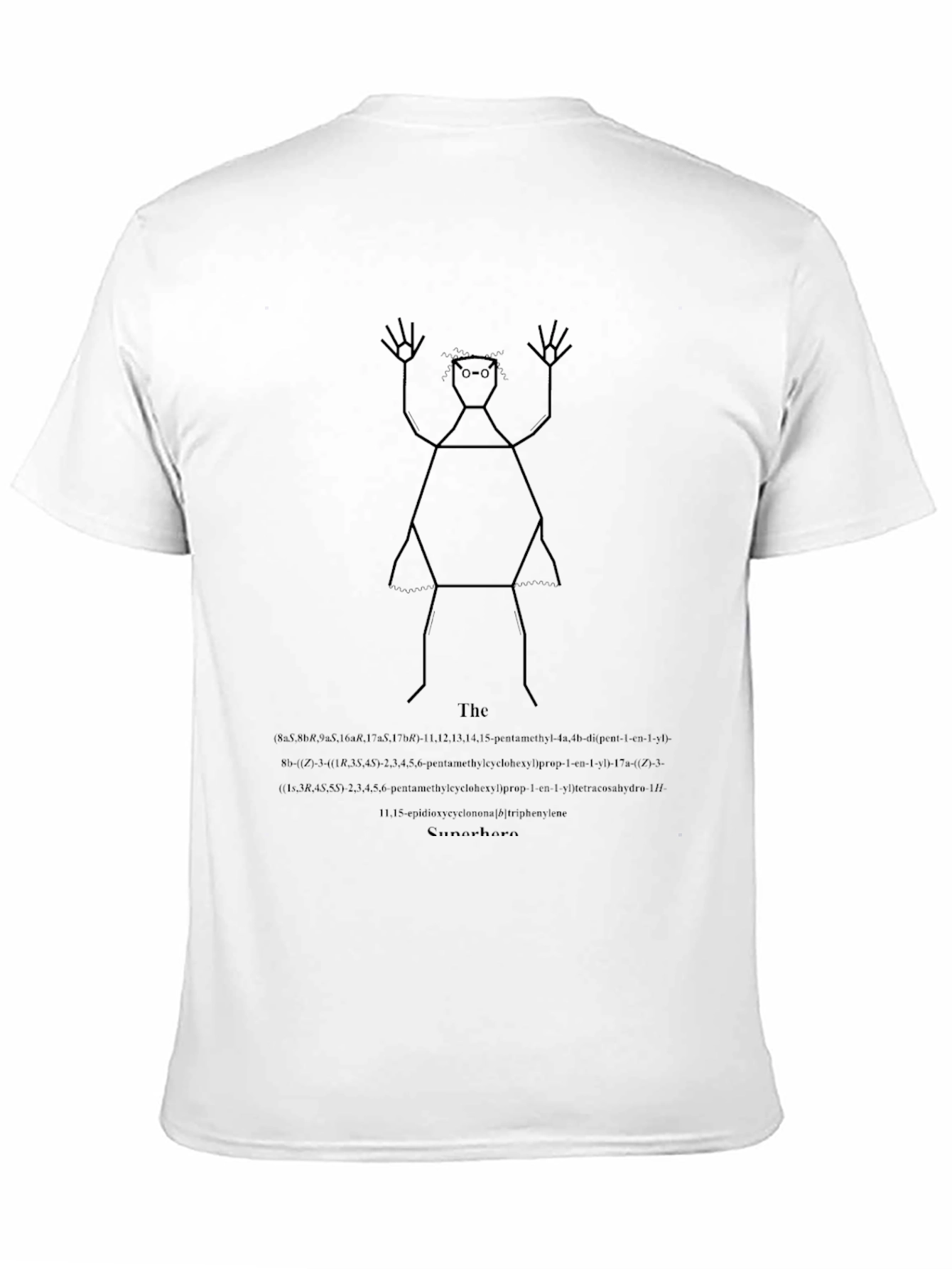 Abstract Geometric Graphic Tee - Black