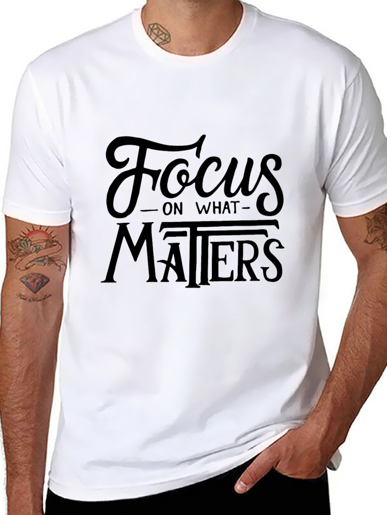 Focus on What Matters Black T-Shirt