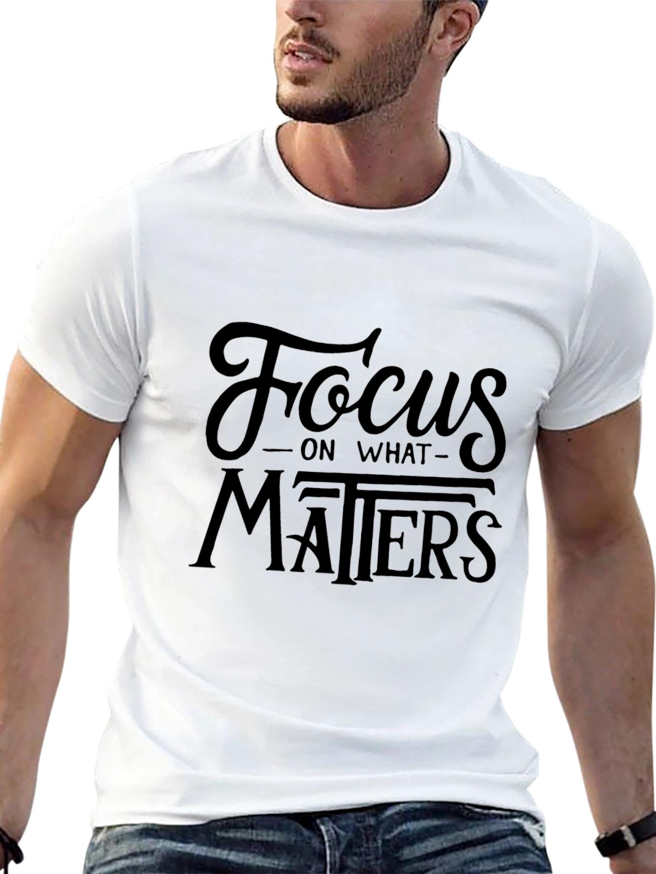 Focus on What Matters Black T-Shirt