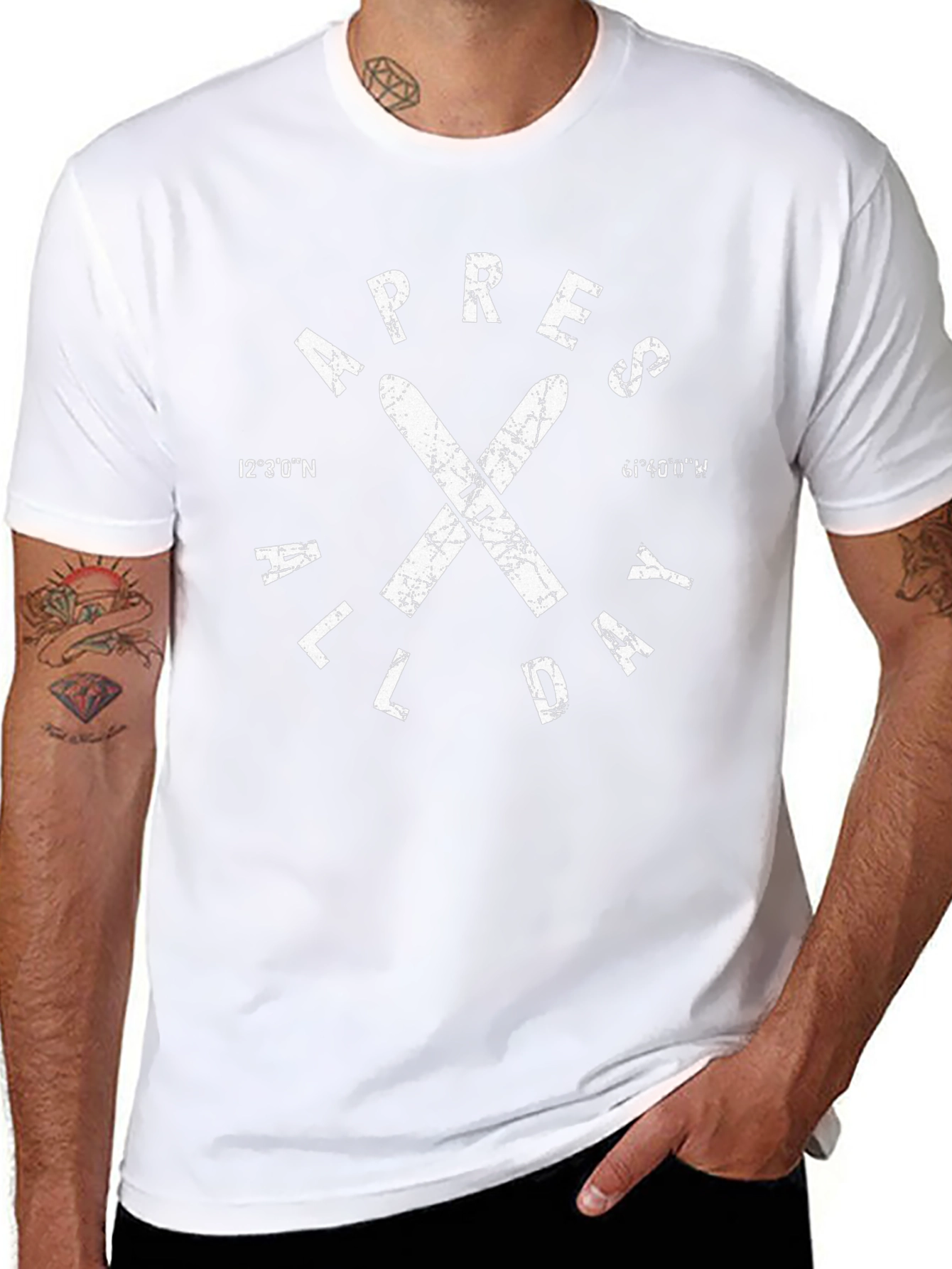 Apres All Day Graphic Tee - Ski Enthusiast T-Shirt