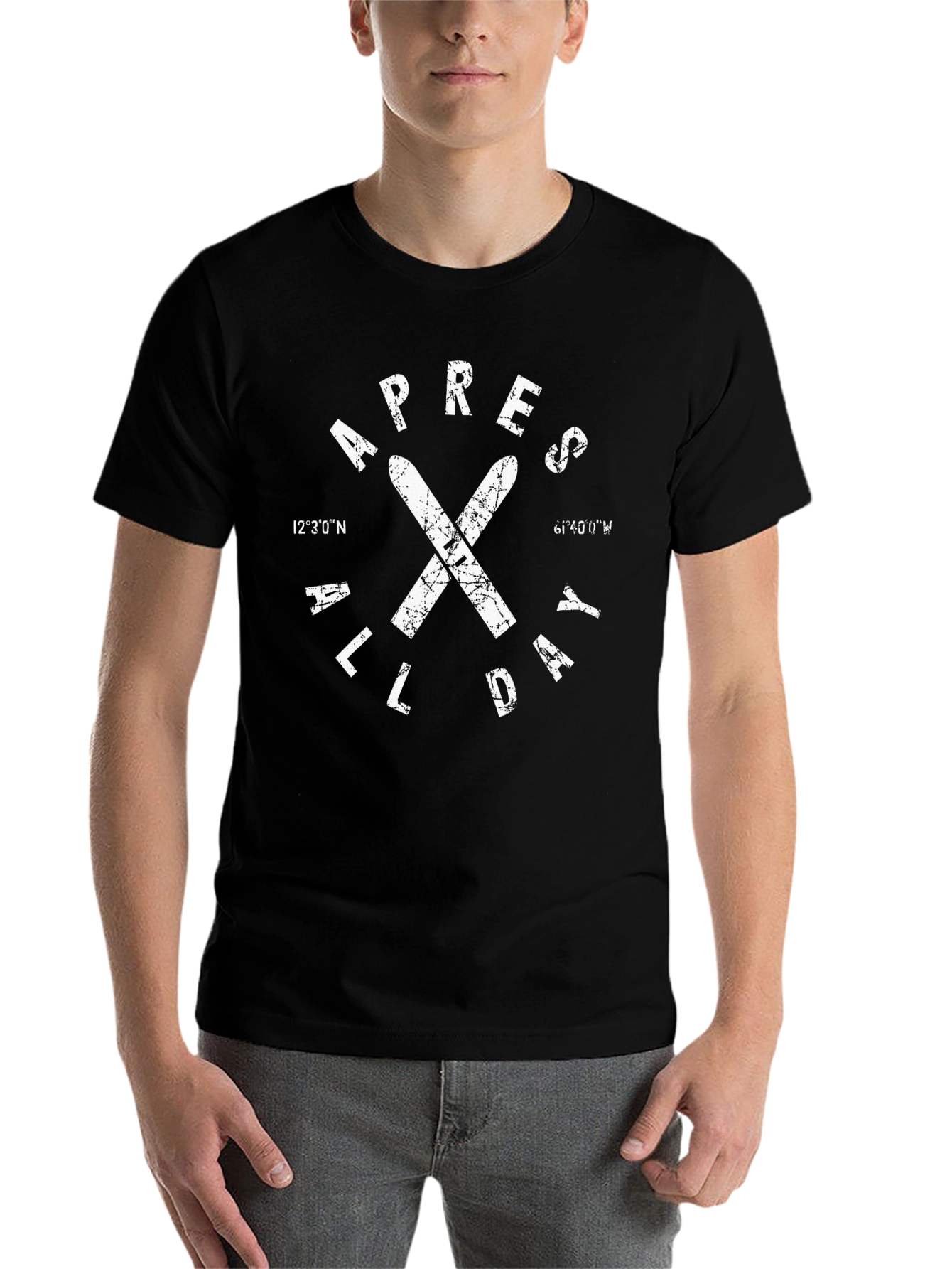 Apres All Day Graphic Tee - Ski Enthusiast T-Shirt