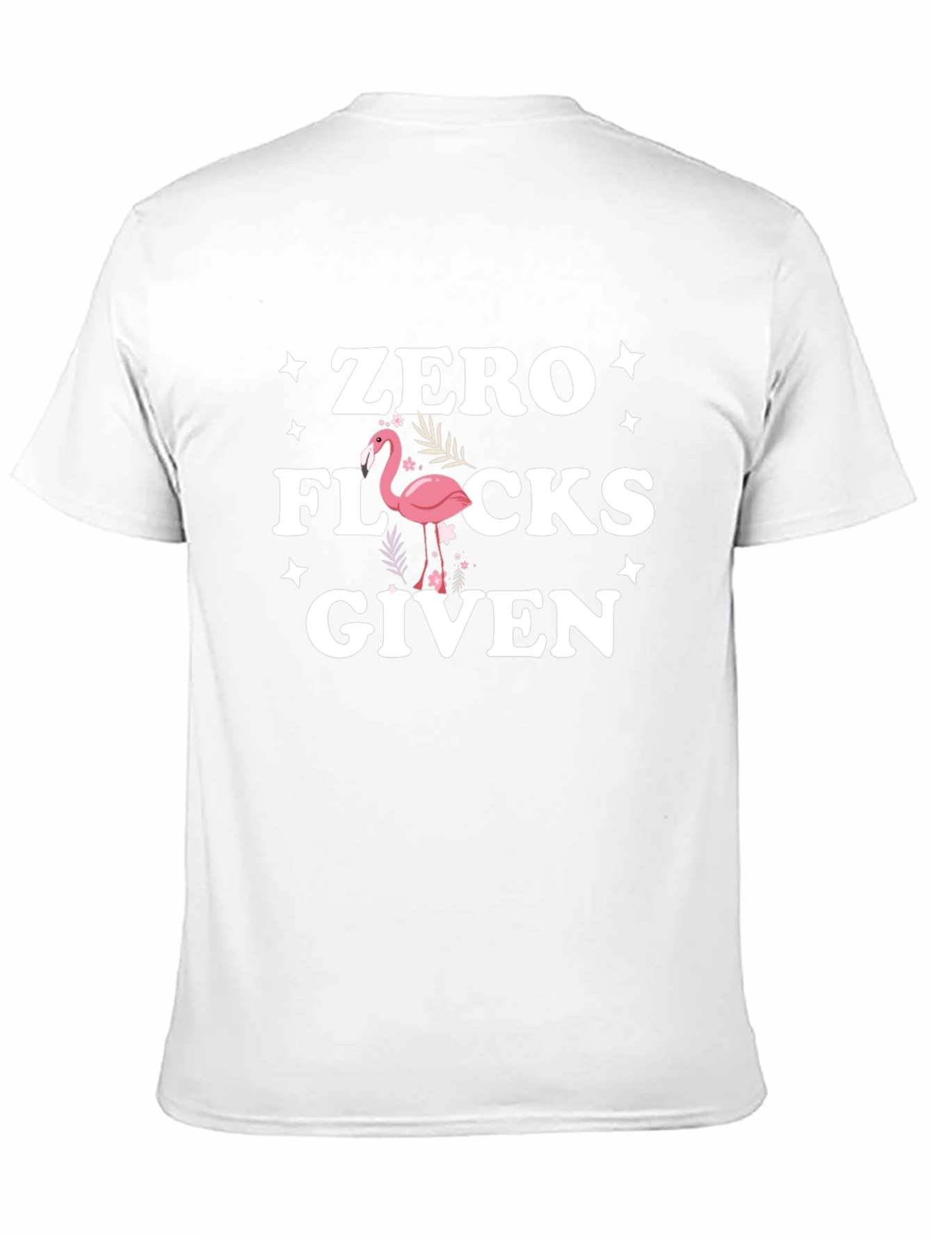 Zero Flocks Given Flamingo Graphic Tee