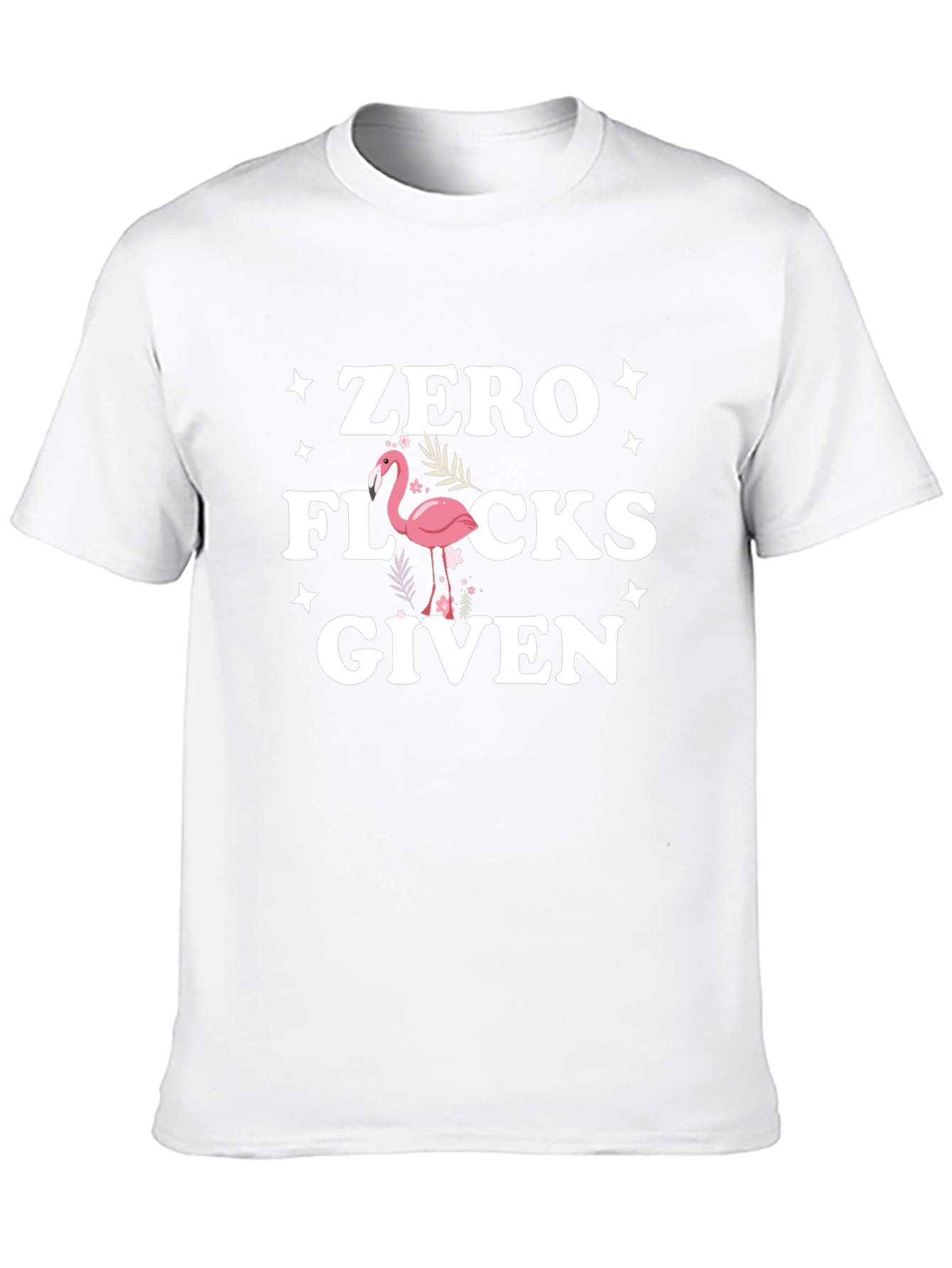 Zero Flocks Given Flamingo Graphic Tee