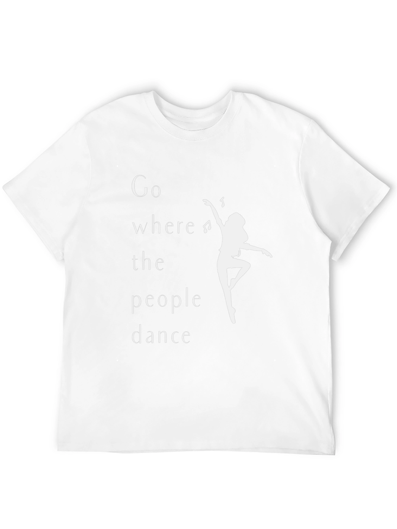 Dance Inspired Graphic Tee - Where the People Dance