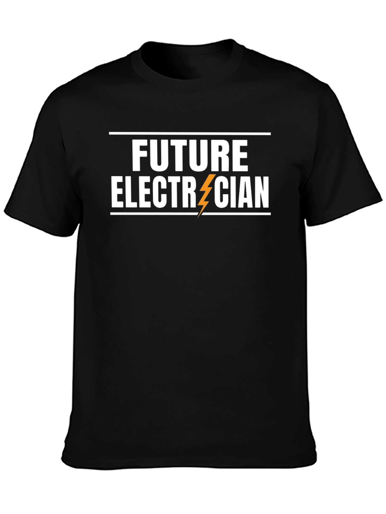 Future Electrician T-Shirt - Black Cotton Tee