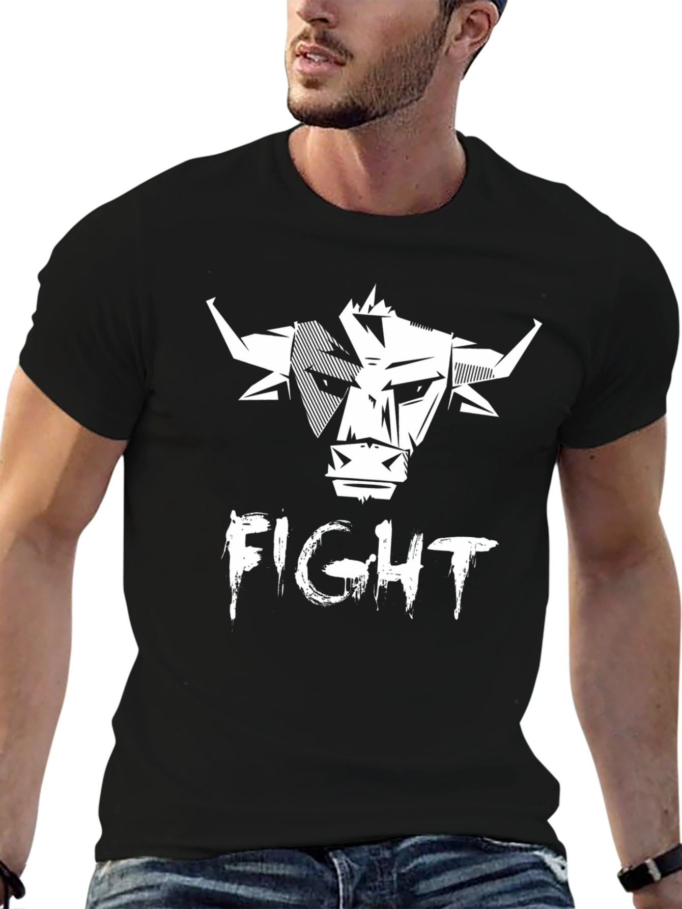 Fight Bull Graphic T-Shirt
