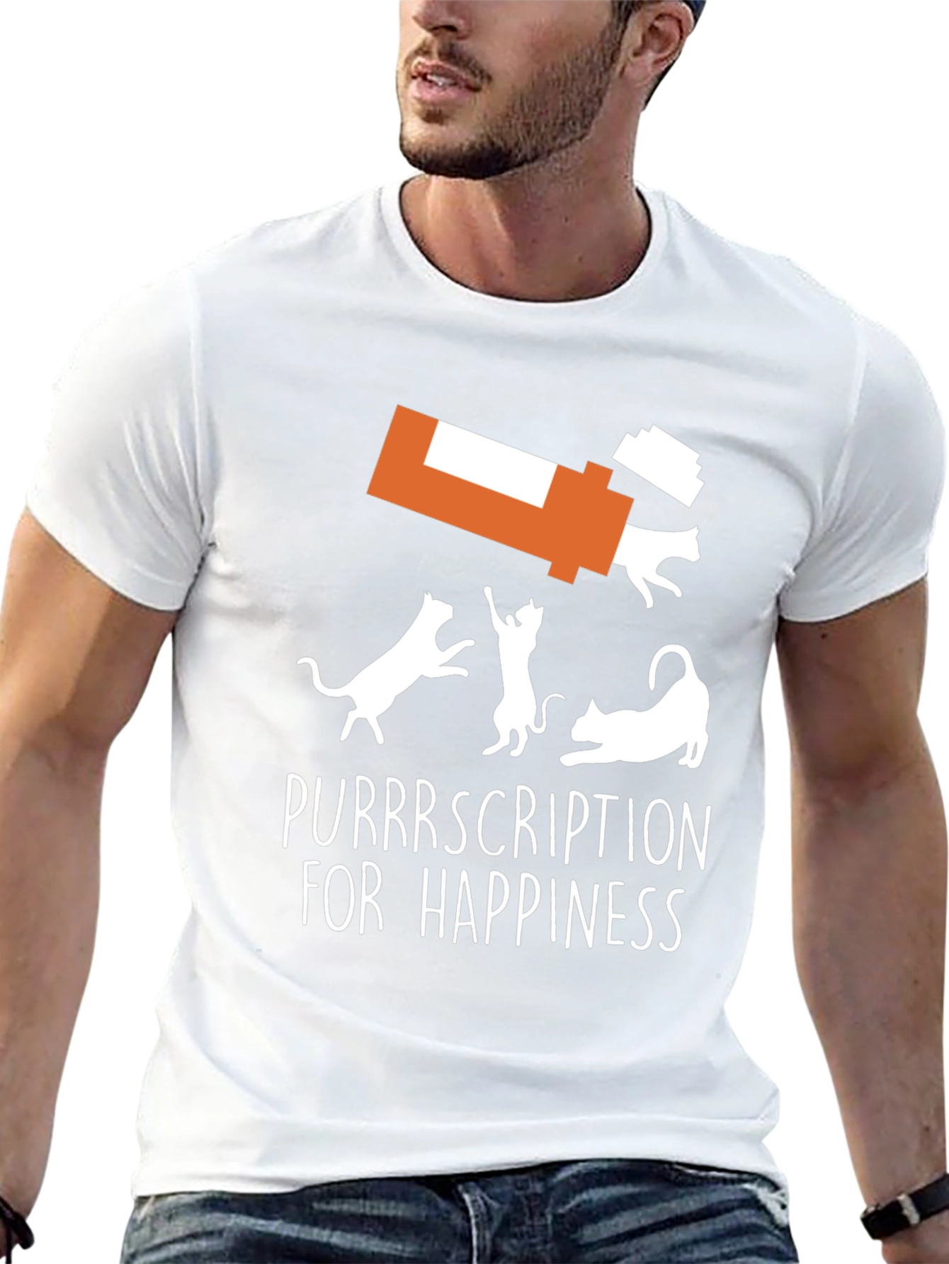 Purrrscription Happiness Cat T-Shirt