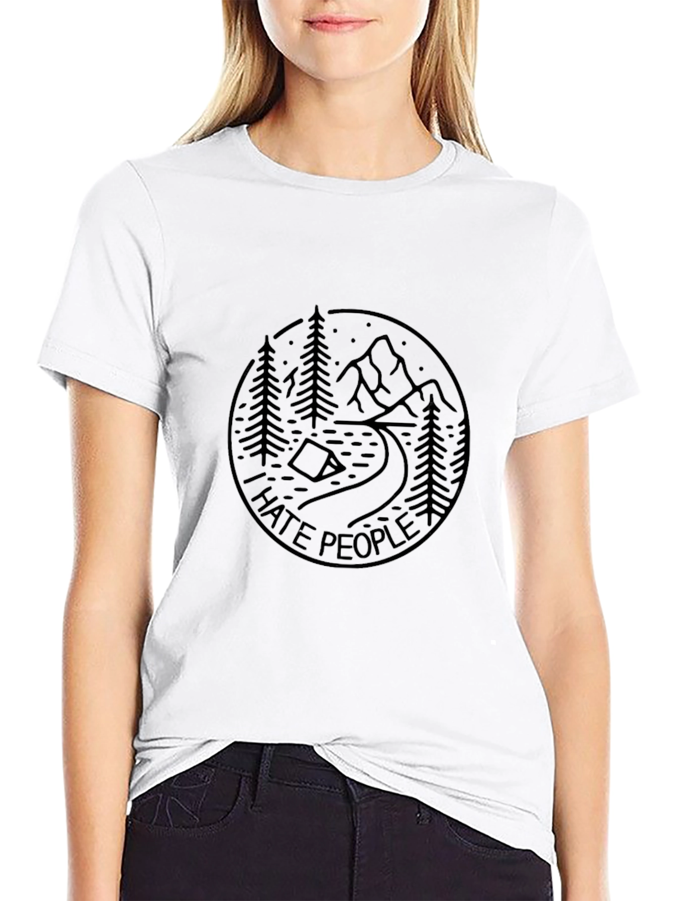 I Hate People Camping T-Shirt