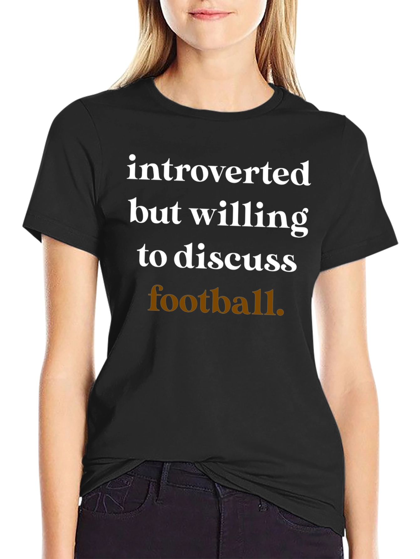 Introverted Football Fan T-Shirt - Soft Cotton Comfort