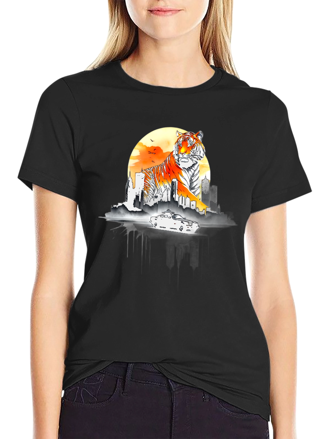 Tiger Cityscape T-Shirt