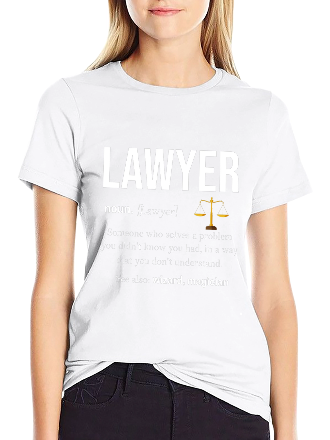 Lawyer Definition T-Shirt - Wizard Magician Attorney