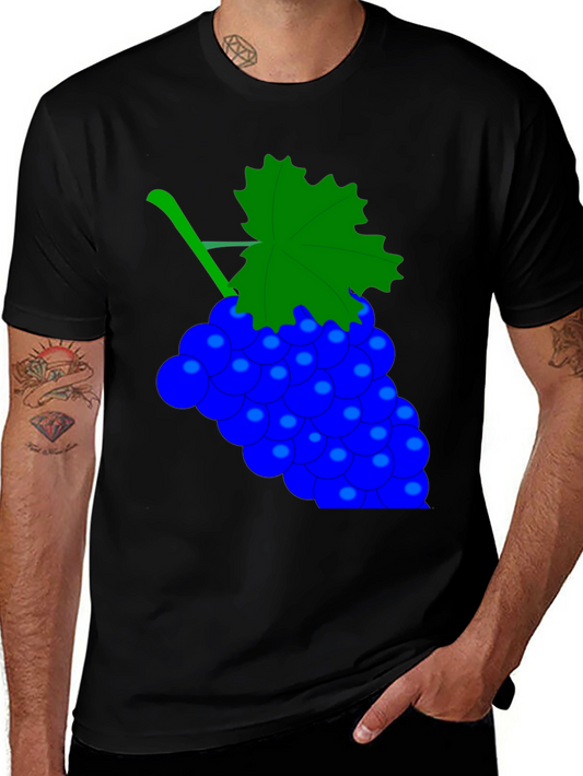 Grapes Graphic Black Tee