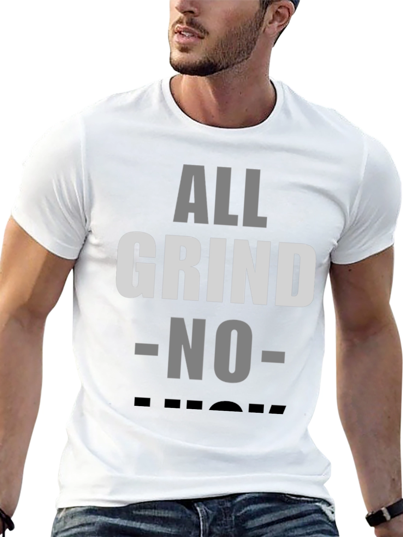 All Grind No Luck Graphic Tee - Black