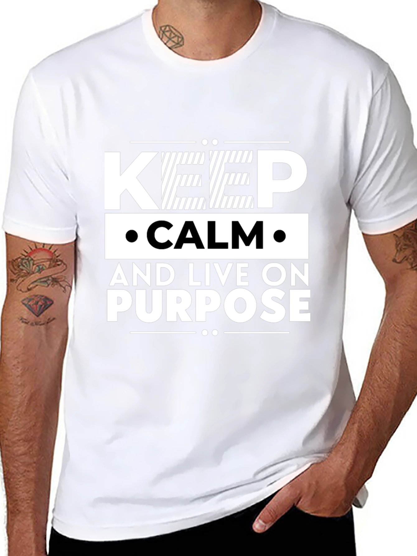 Keep Calm and Live On Purpose T-Shirt