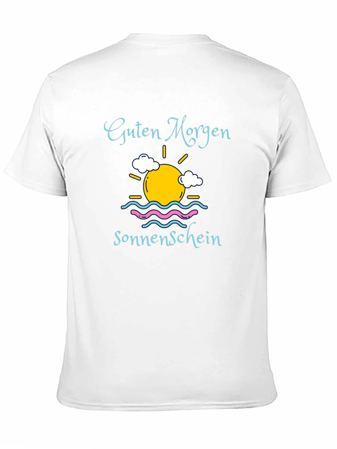 Guten Morgen Sonnenschein Black T-Shirt