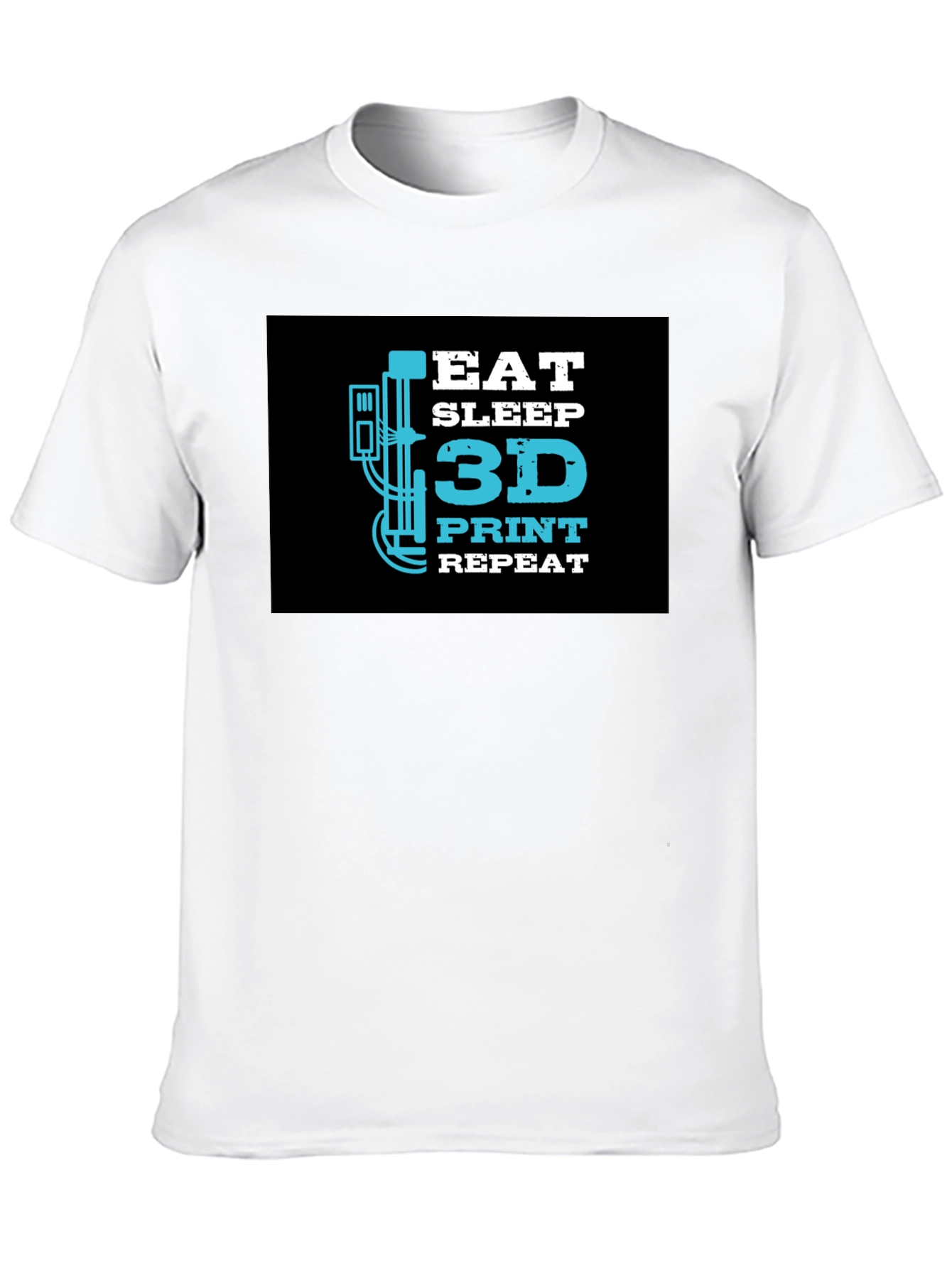 Eat Sleep 3D Print Repeat T-Shirt
