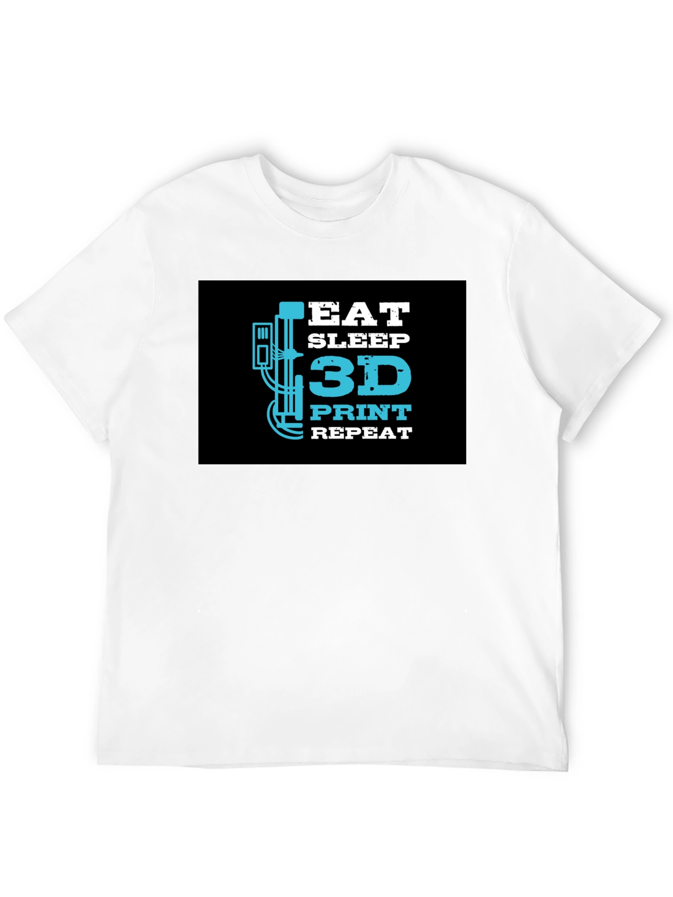 Eat Sleep 3D Print Repeat T-Shirt