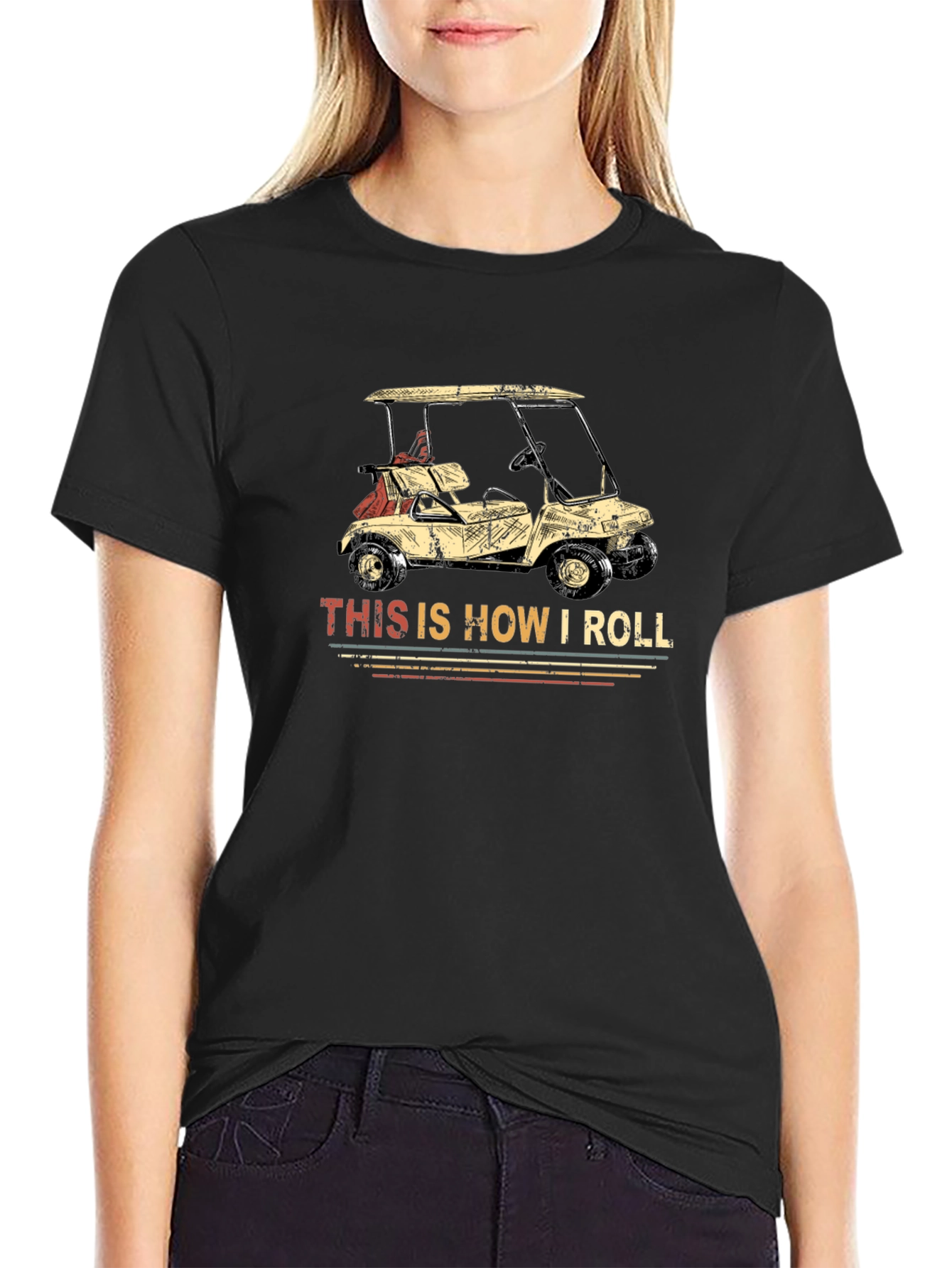 This Is How I Roll Funny Golf Cart T-Shirt