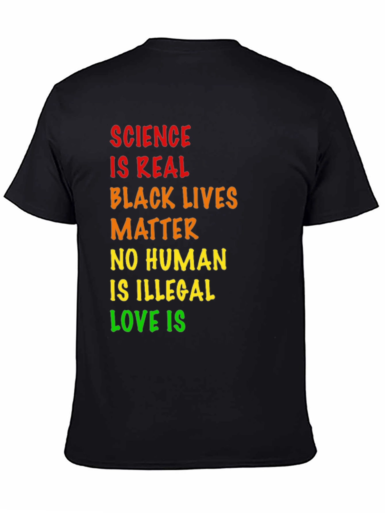 Science is Real Black Lives Matter Tee
