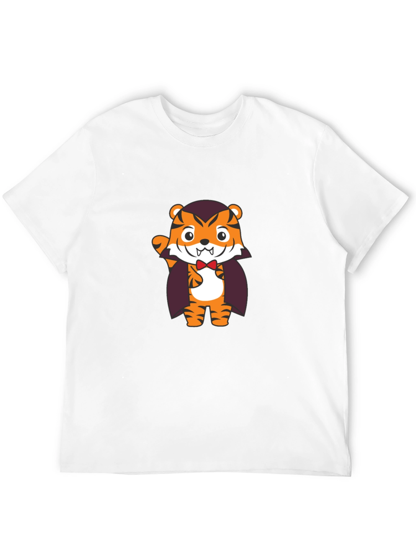 Cute Tiger Vampire Graphic T-Shirt