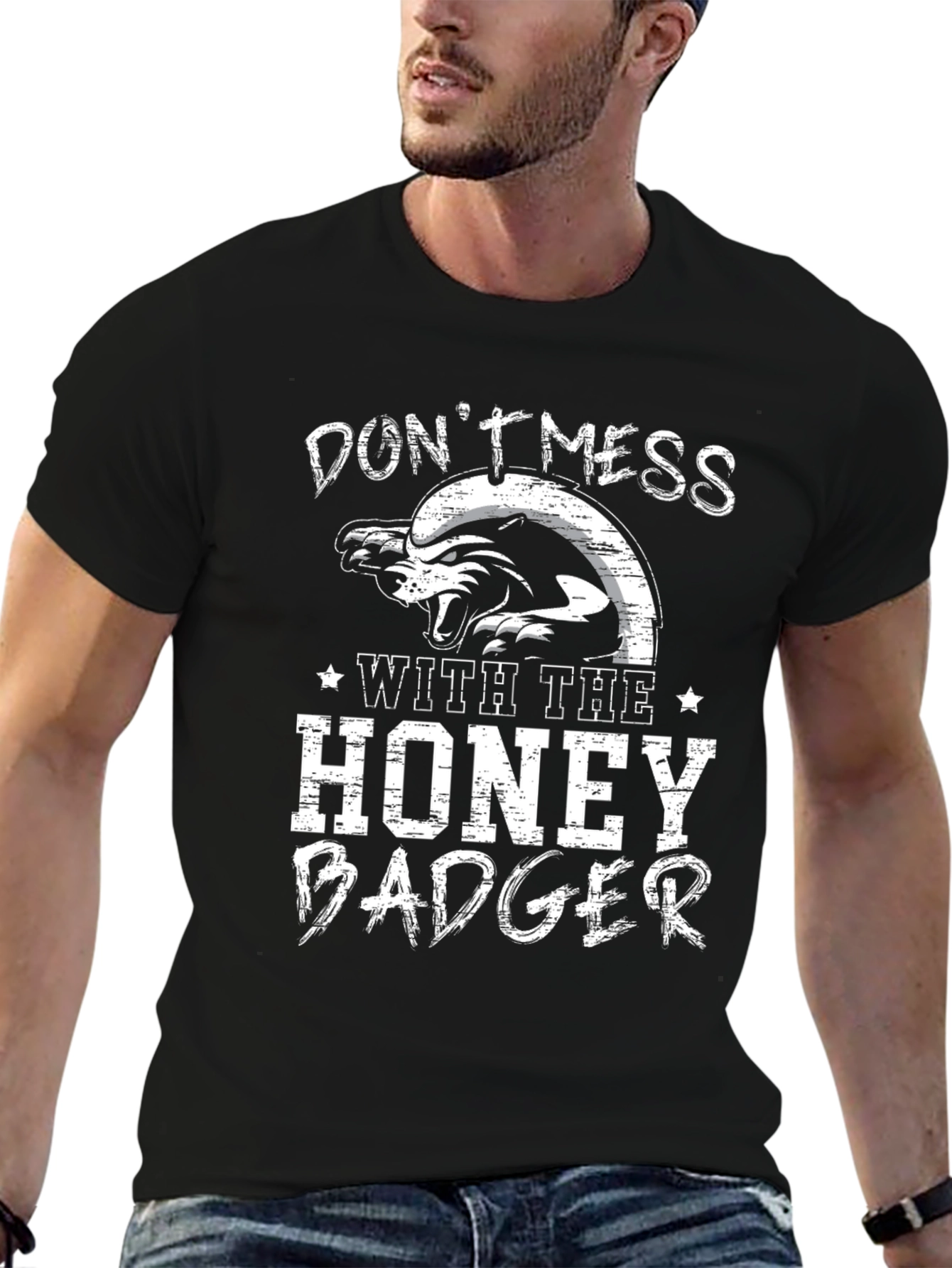 Dont Mess With The Honey Badger Graphic Tee