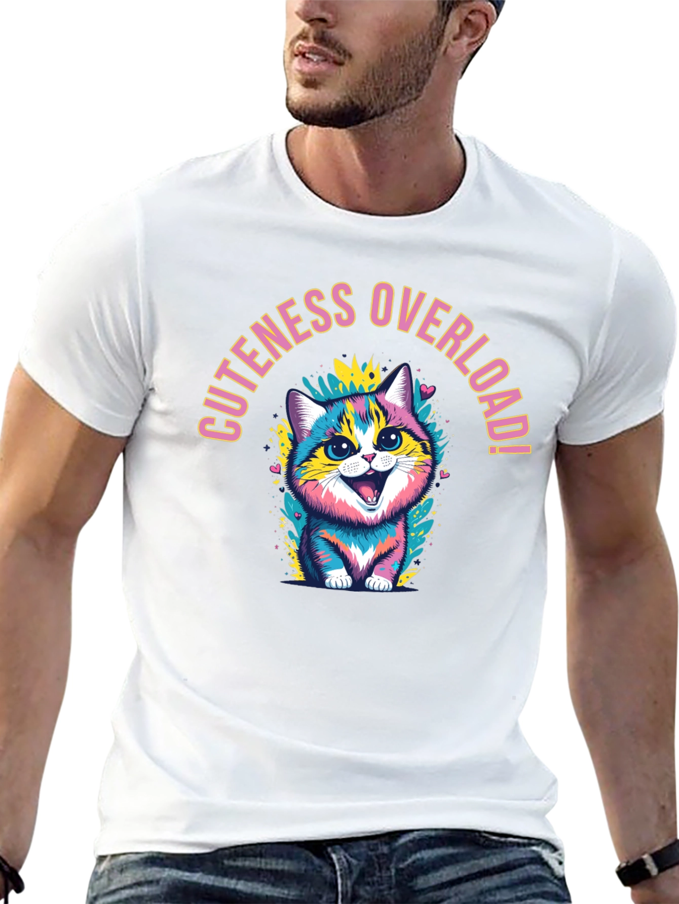Cuteness Overload Kitty T-Shirt - Unisex Design