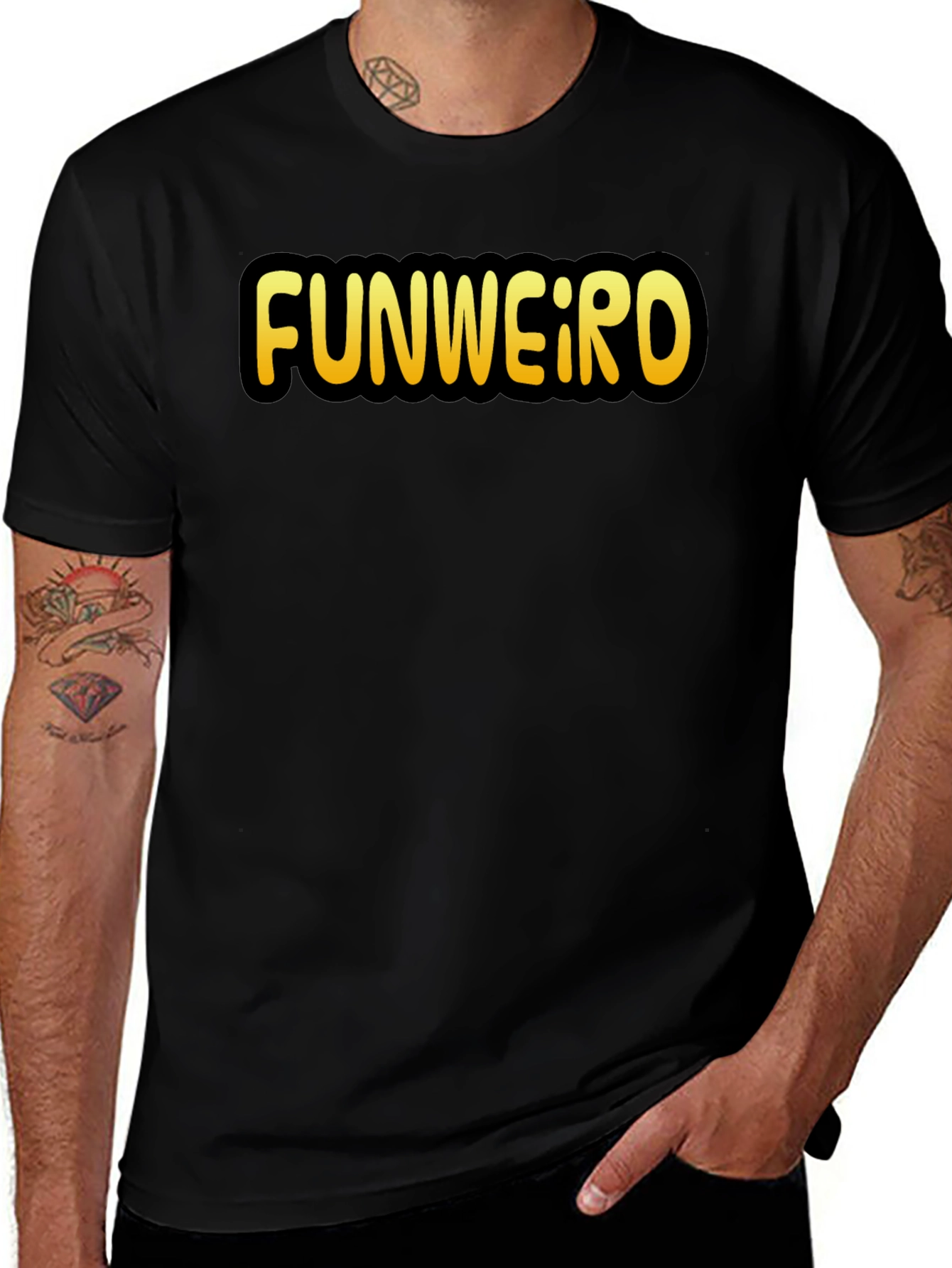 FunWeirdo Graphic T-Shirt - Black