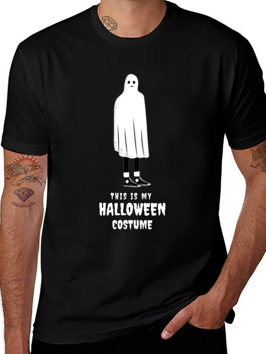 Halloween Ghost Costume T-Shirt - Funny & Spooky