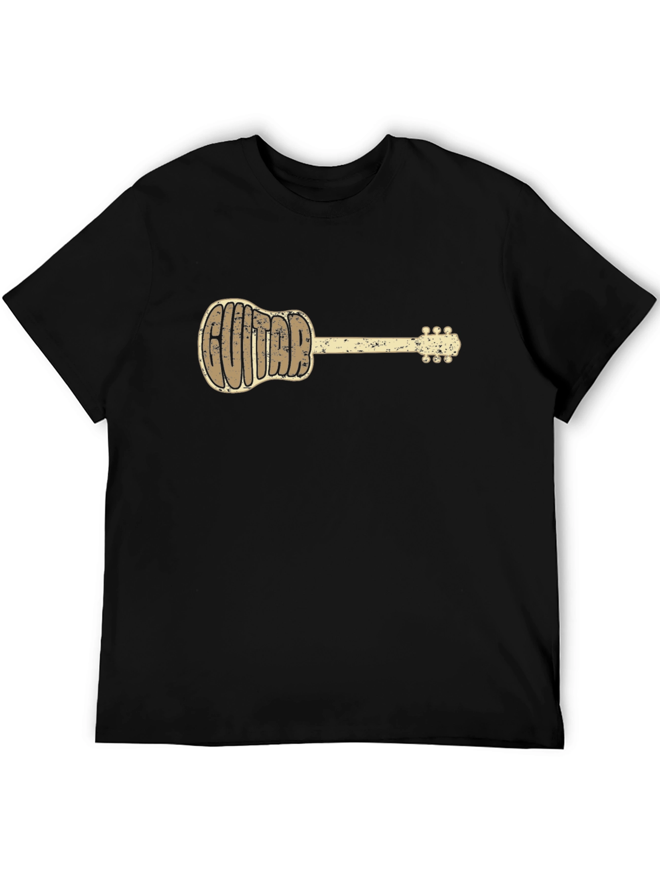 Guitar Word Art Graphic Tee