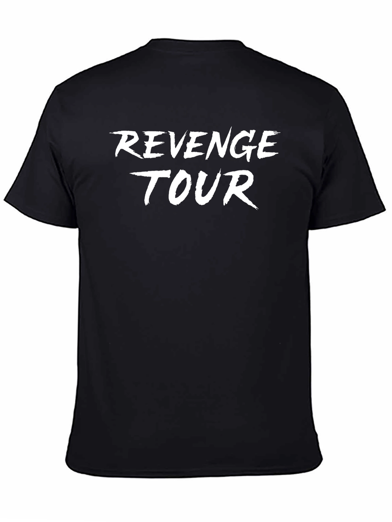 Revenge Tour Graphic Print Black T-Shirt