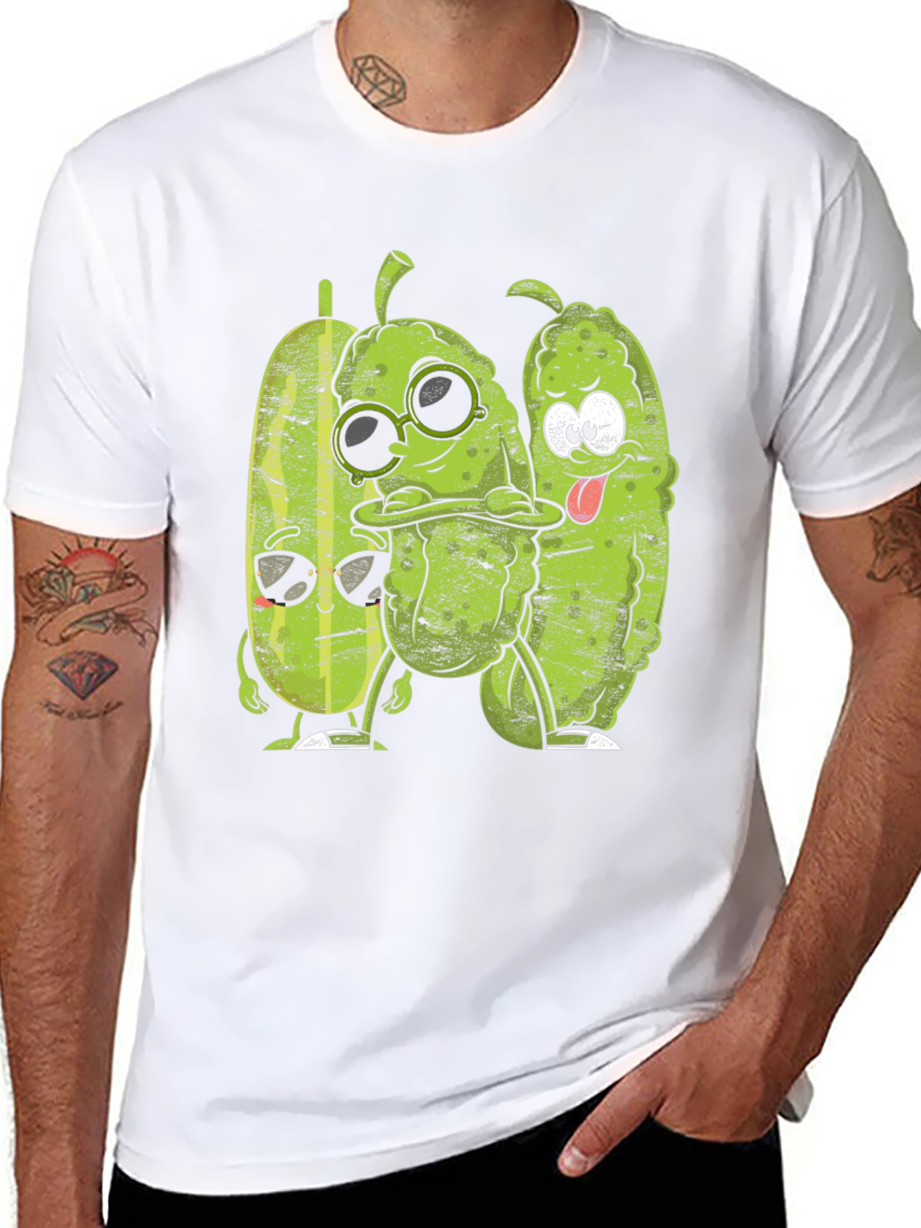 Cool Pickle Crew Black Graphic Tee