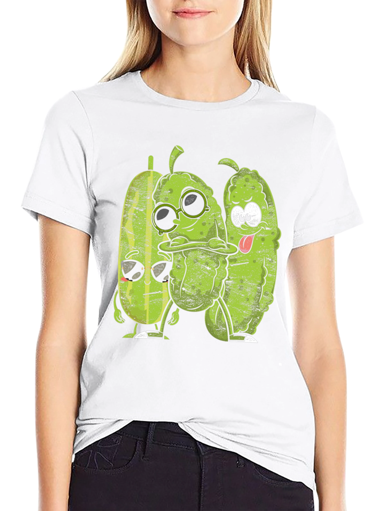 Cool Pickle Crew Black Graphic Tee