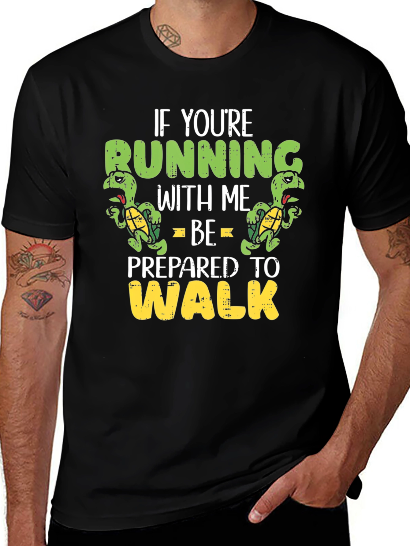Running Turtle Graphic T-Shirt