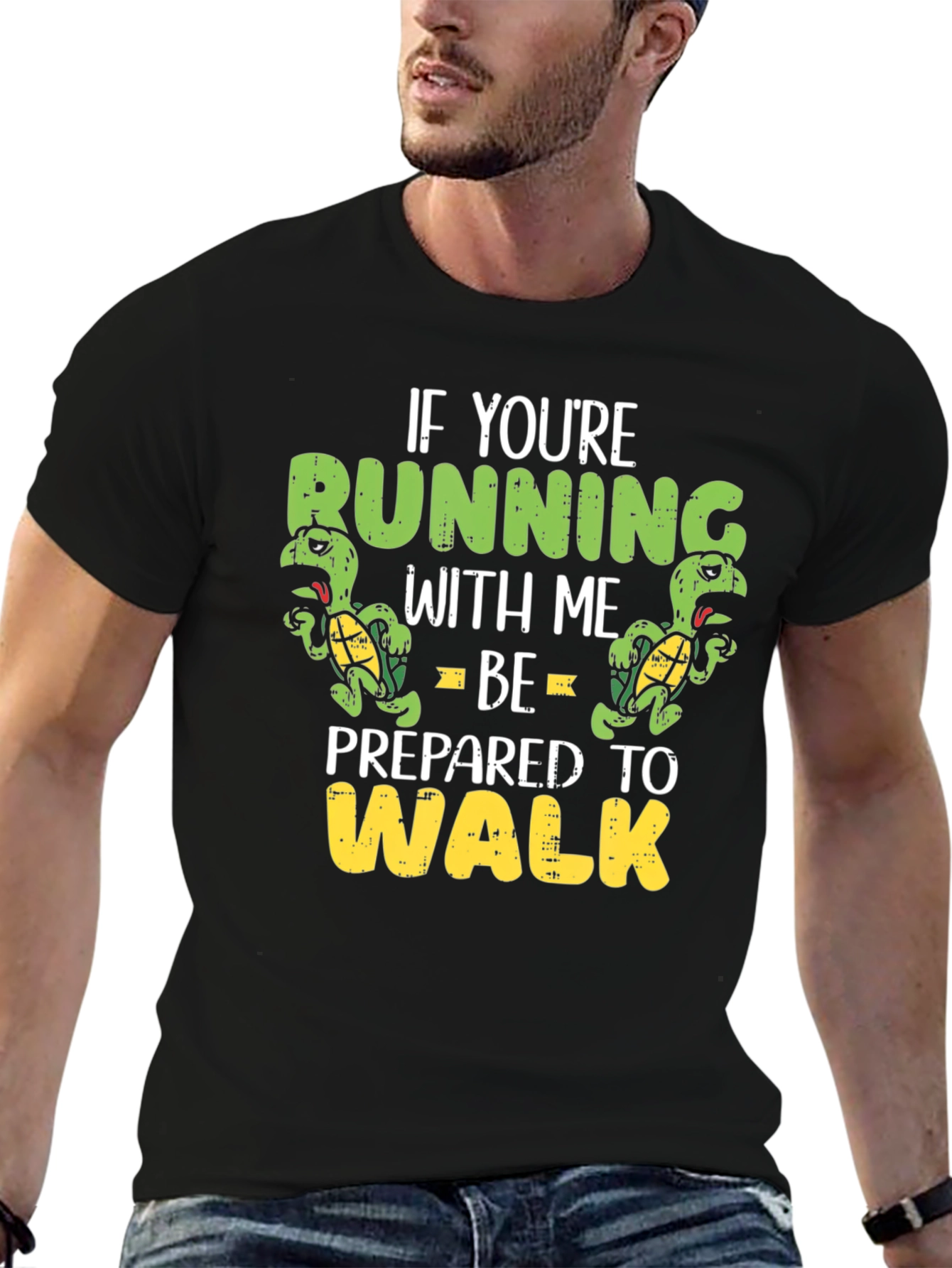 Running Turtle Graphic T-Shirt