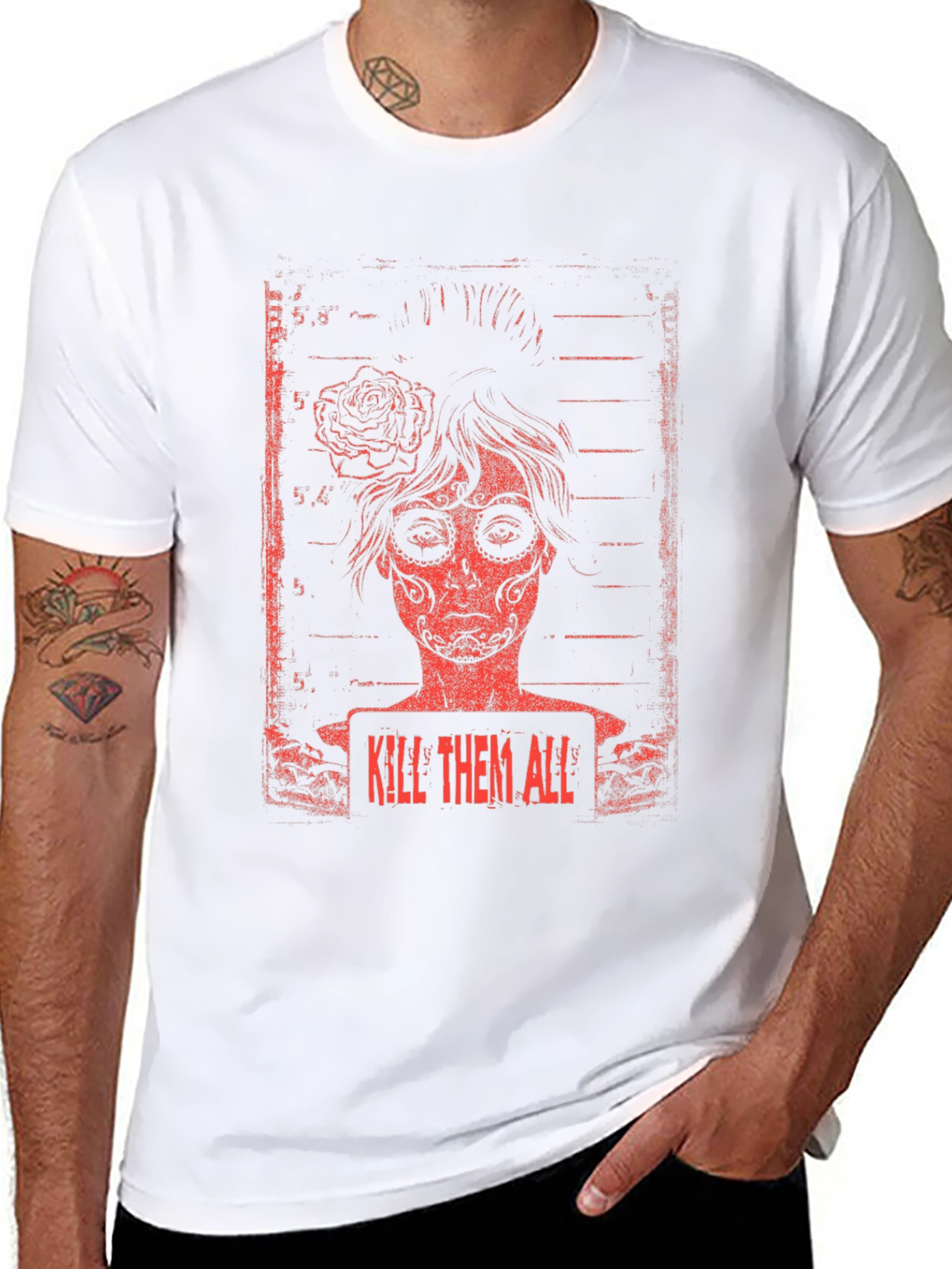 Kill Them All Graphic Tee - Black