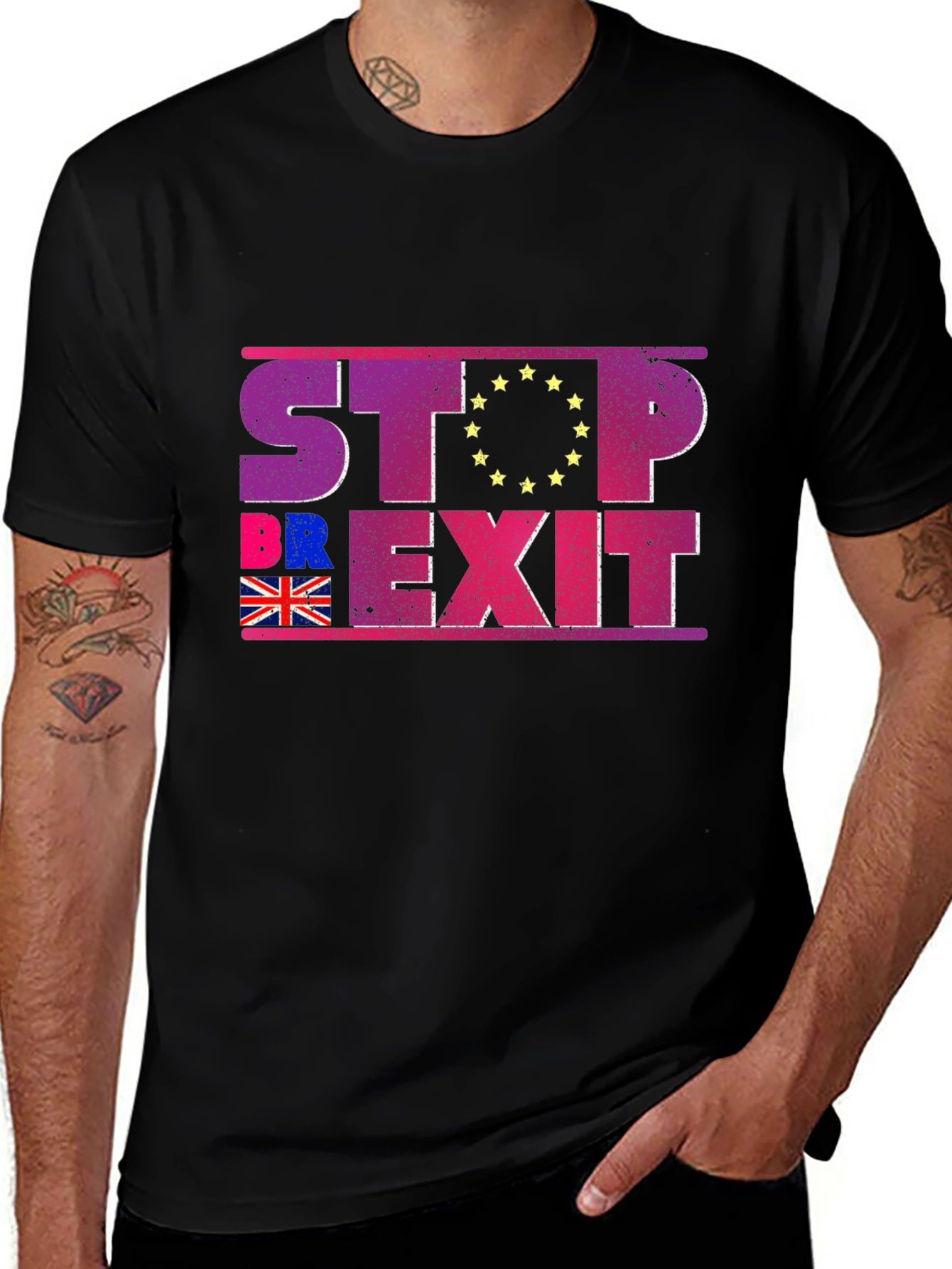 Stop Brexit Graphic T-Shirt