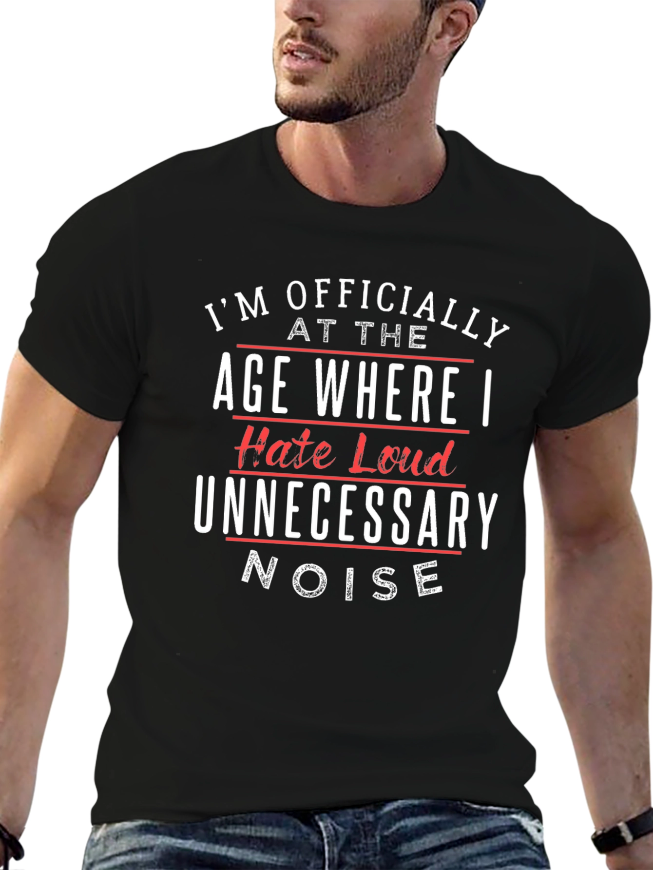 Hate Loud Noise Graphic T-Shirt