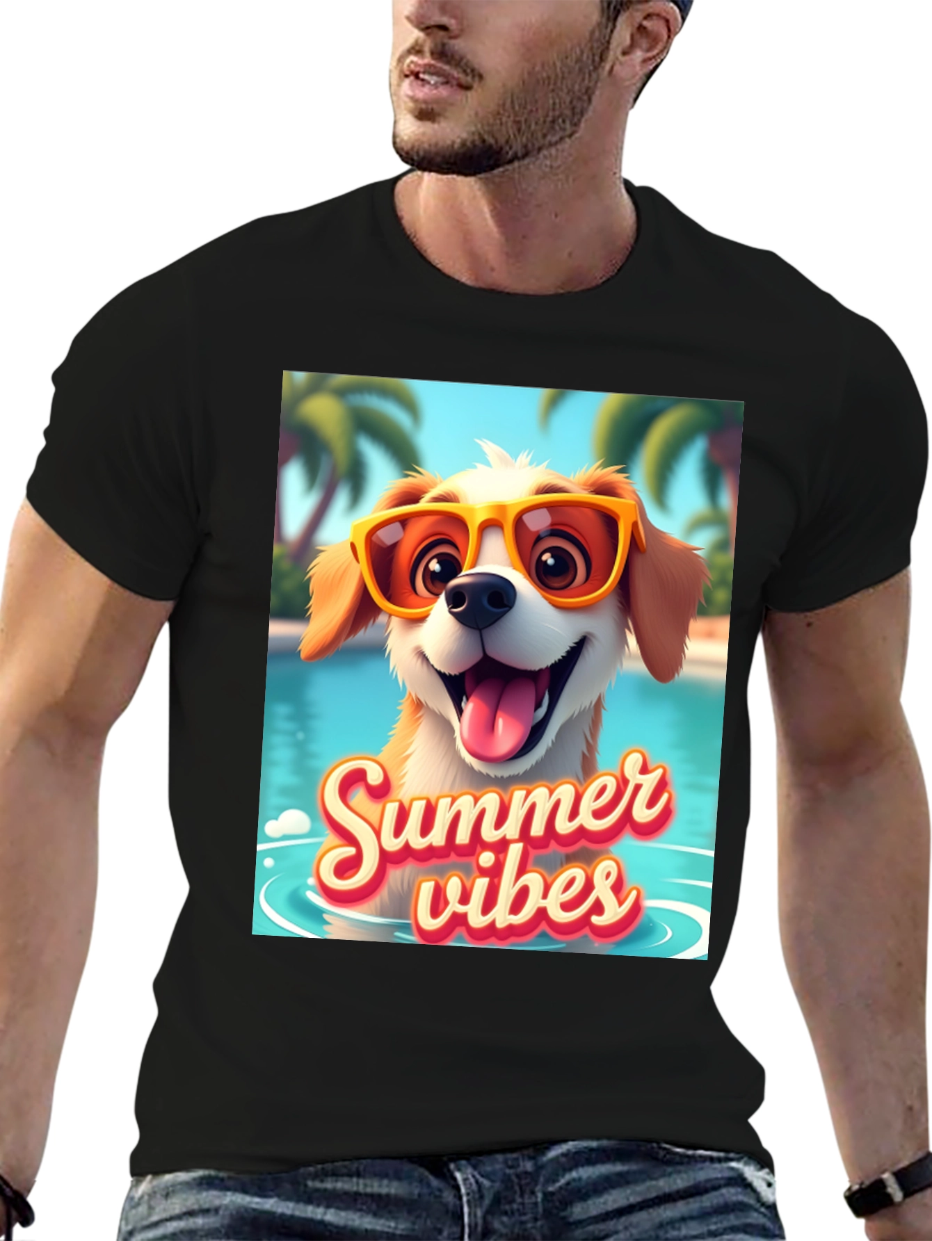 Summer Vibes Dog T-Shirt