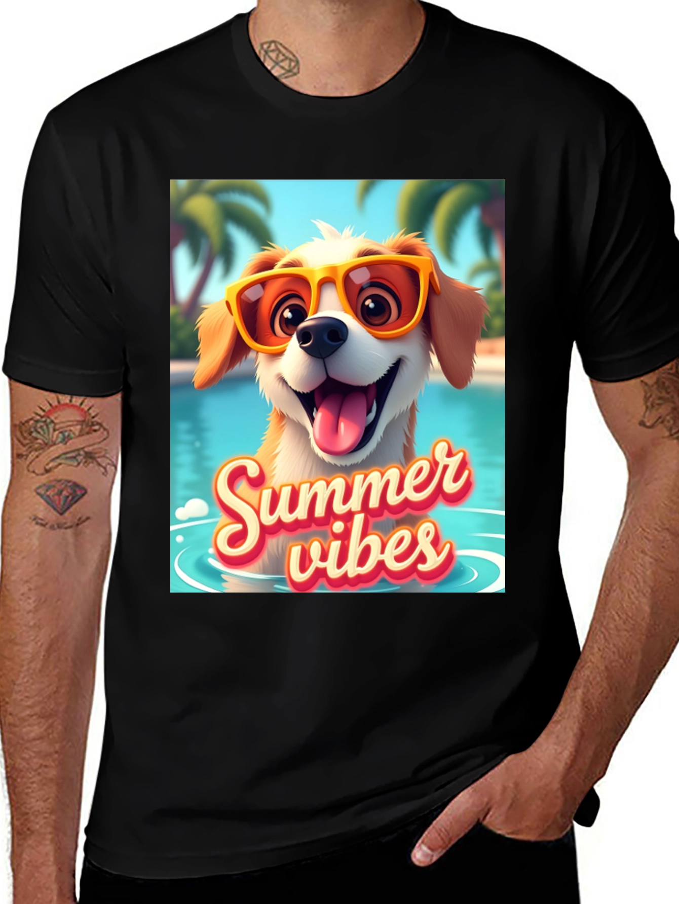 Summer Vibes Dog T-Shirt