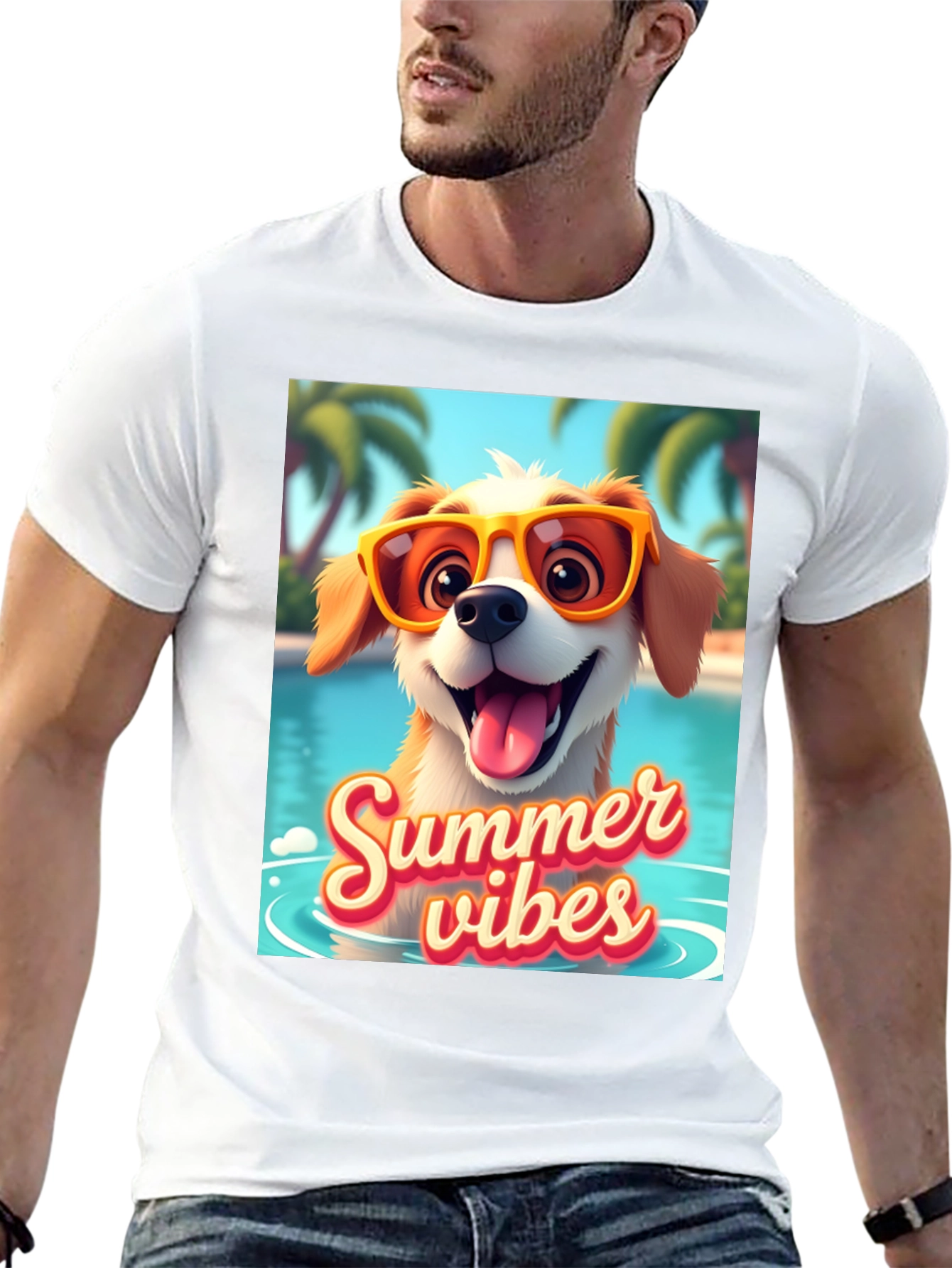 Summer Vibes Dog T-Shirt