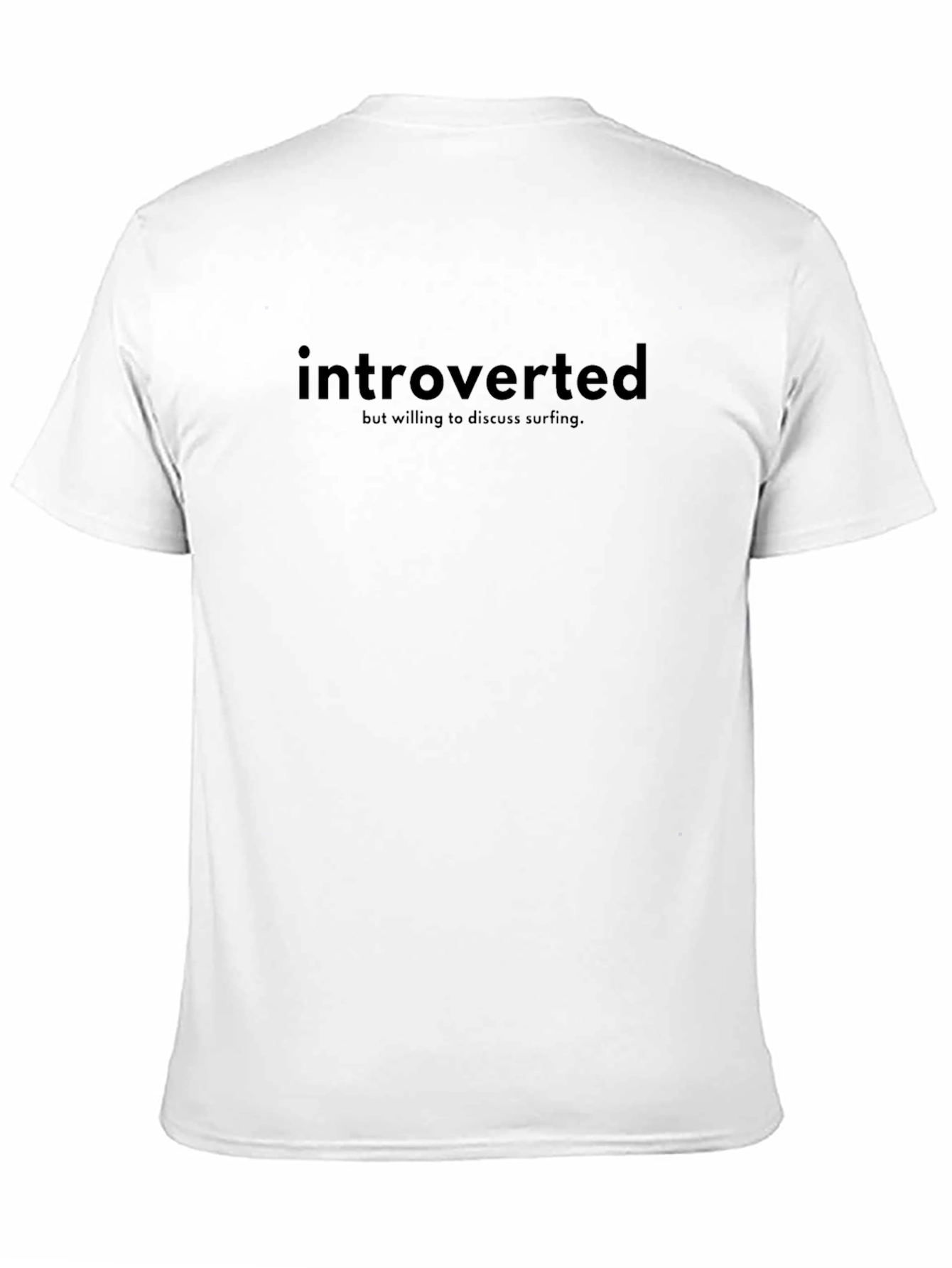 Introverted Surfing T-Shirt - Funny Tee