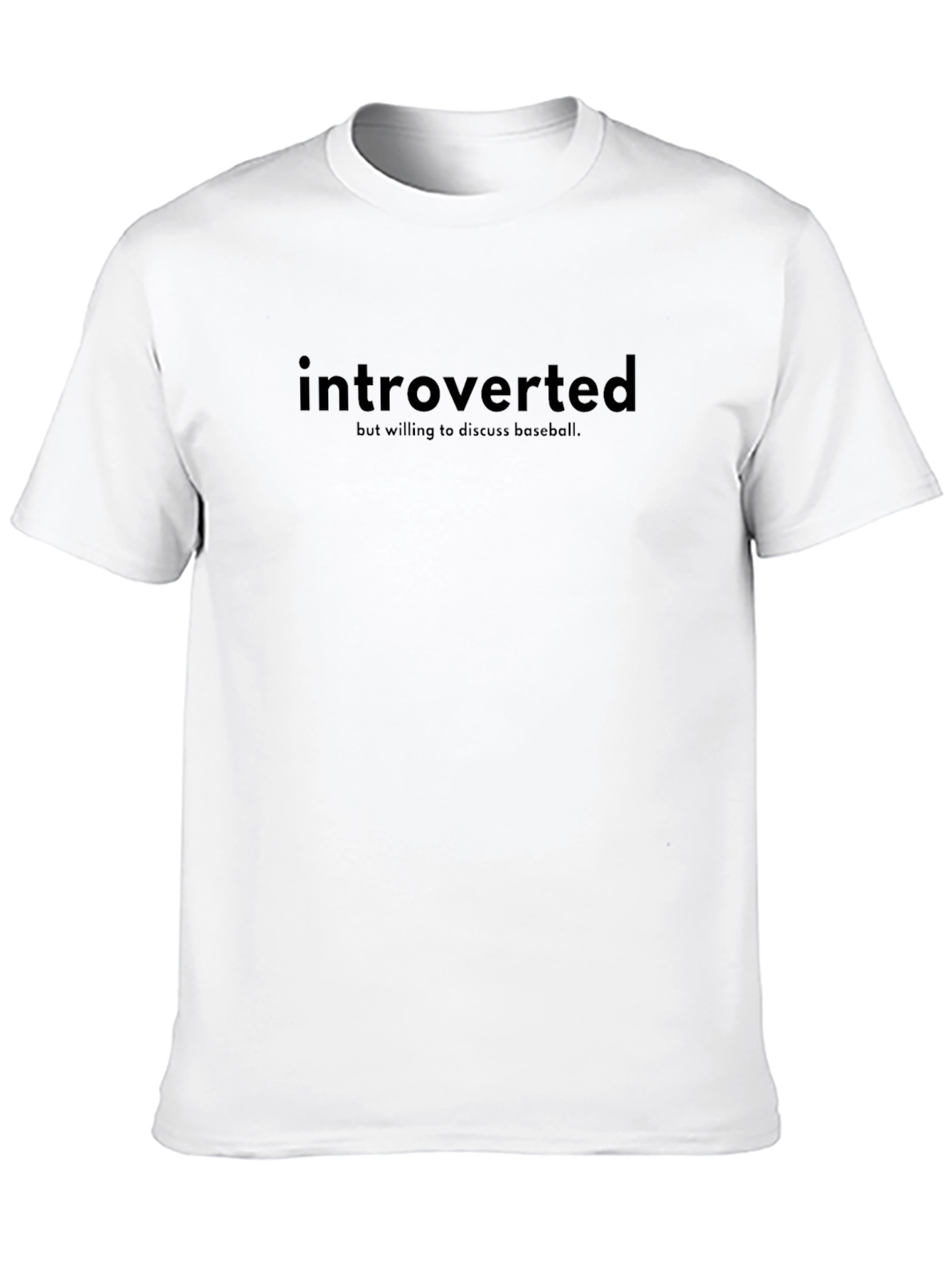 Introverted Baseball Fan Tee