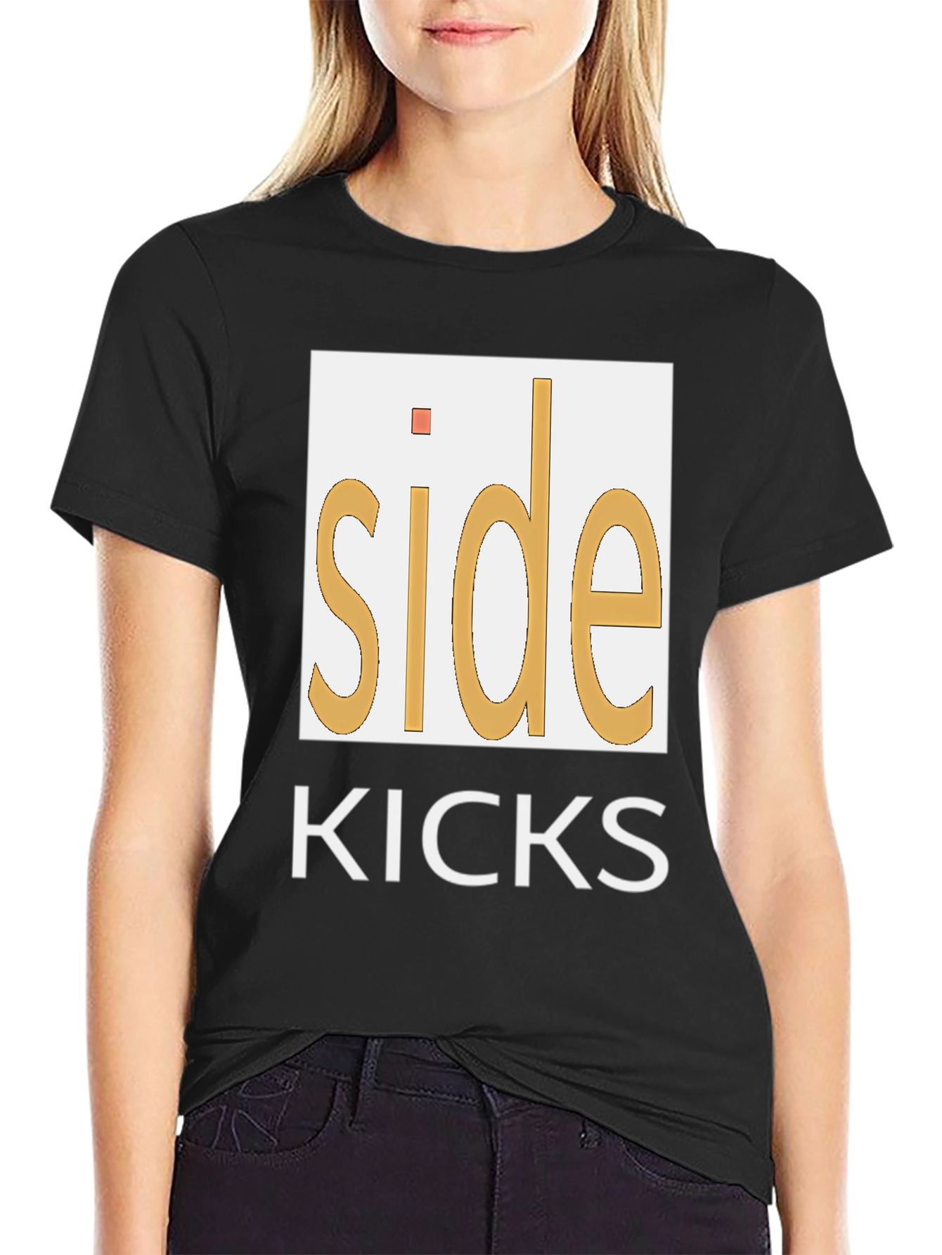 Side Kicks Graphic Tee - Casual Style