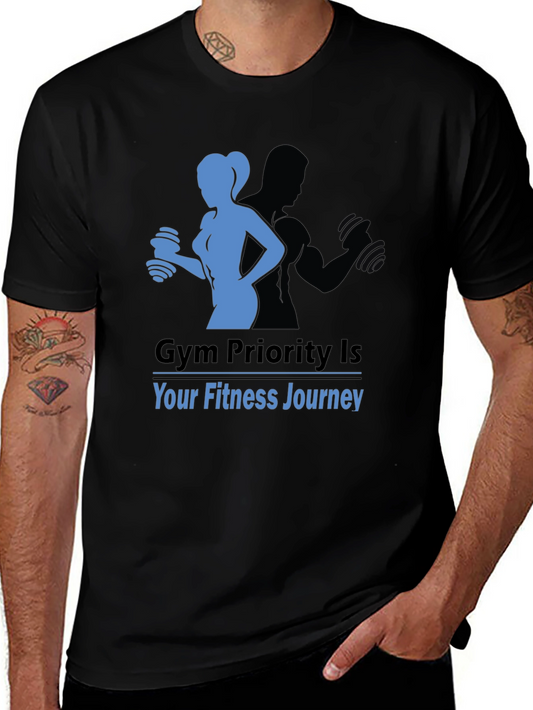 Gym Priority Fitness Graphic T-Shirt