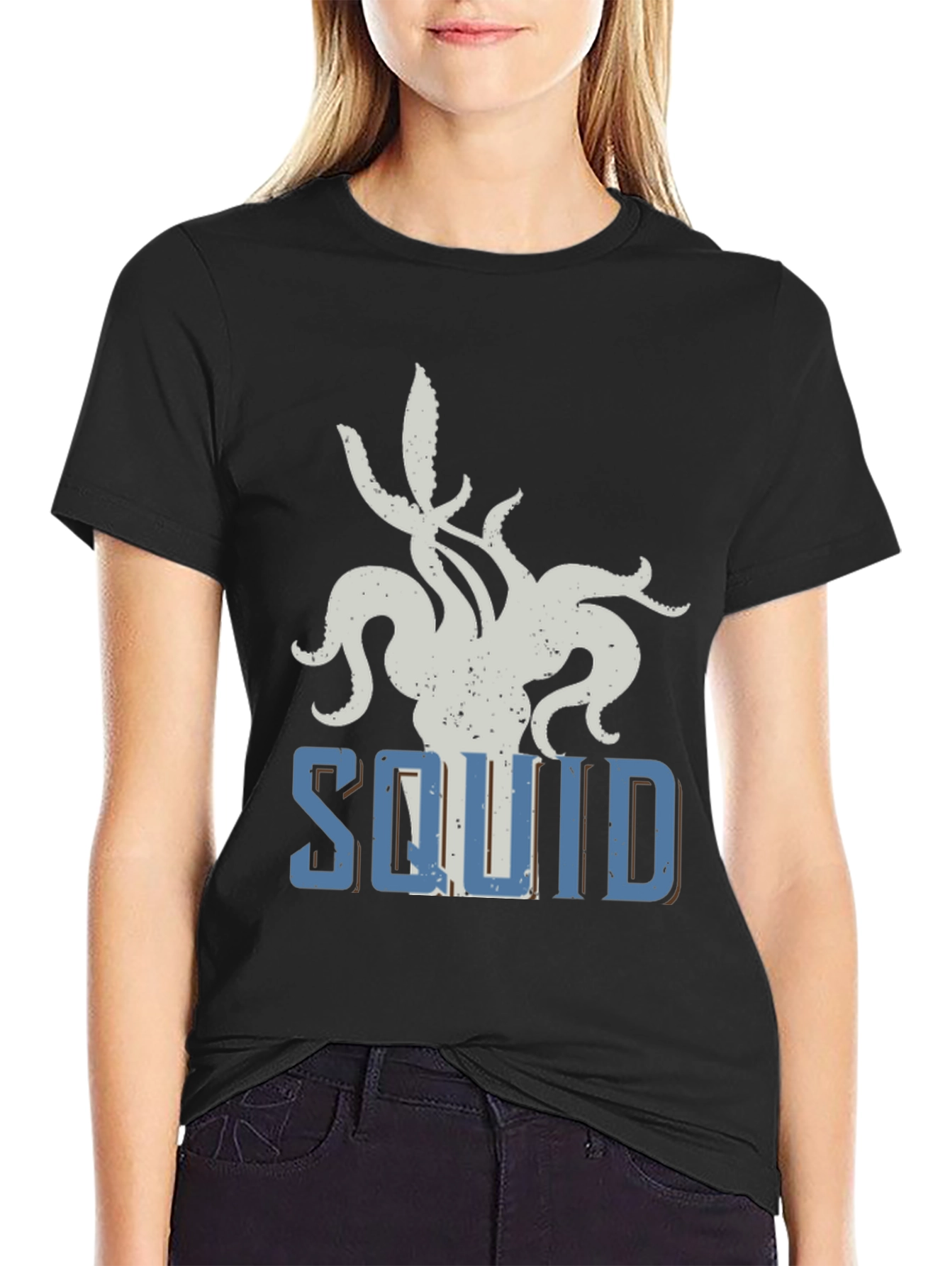 Squid Graphic T-Shirt - Sea Creature Tee