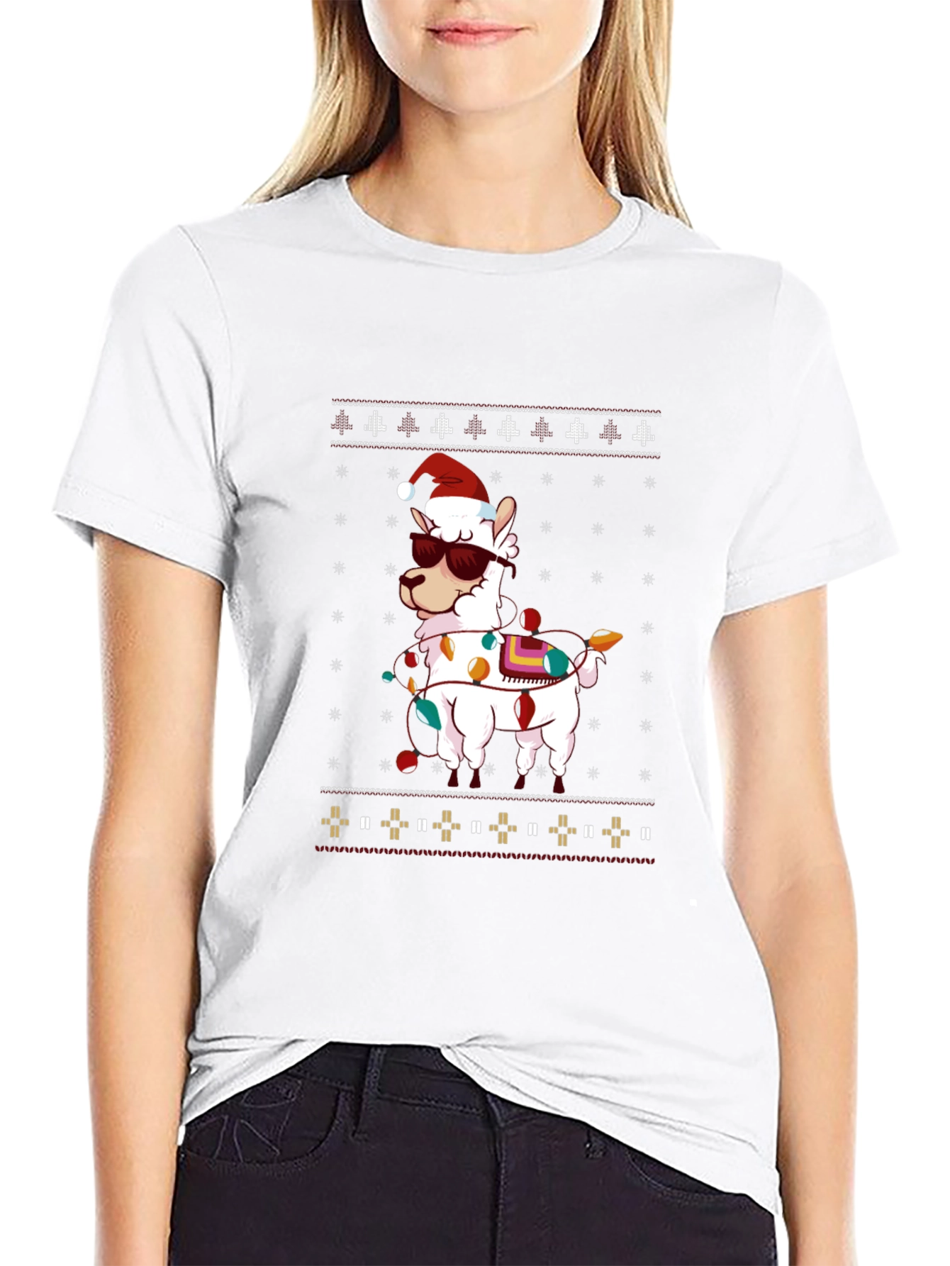 Llama Christmas T-Shirt