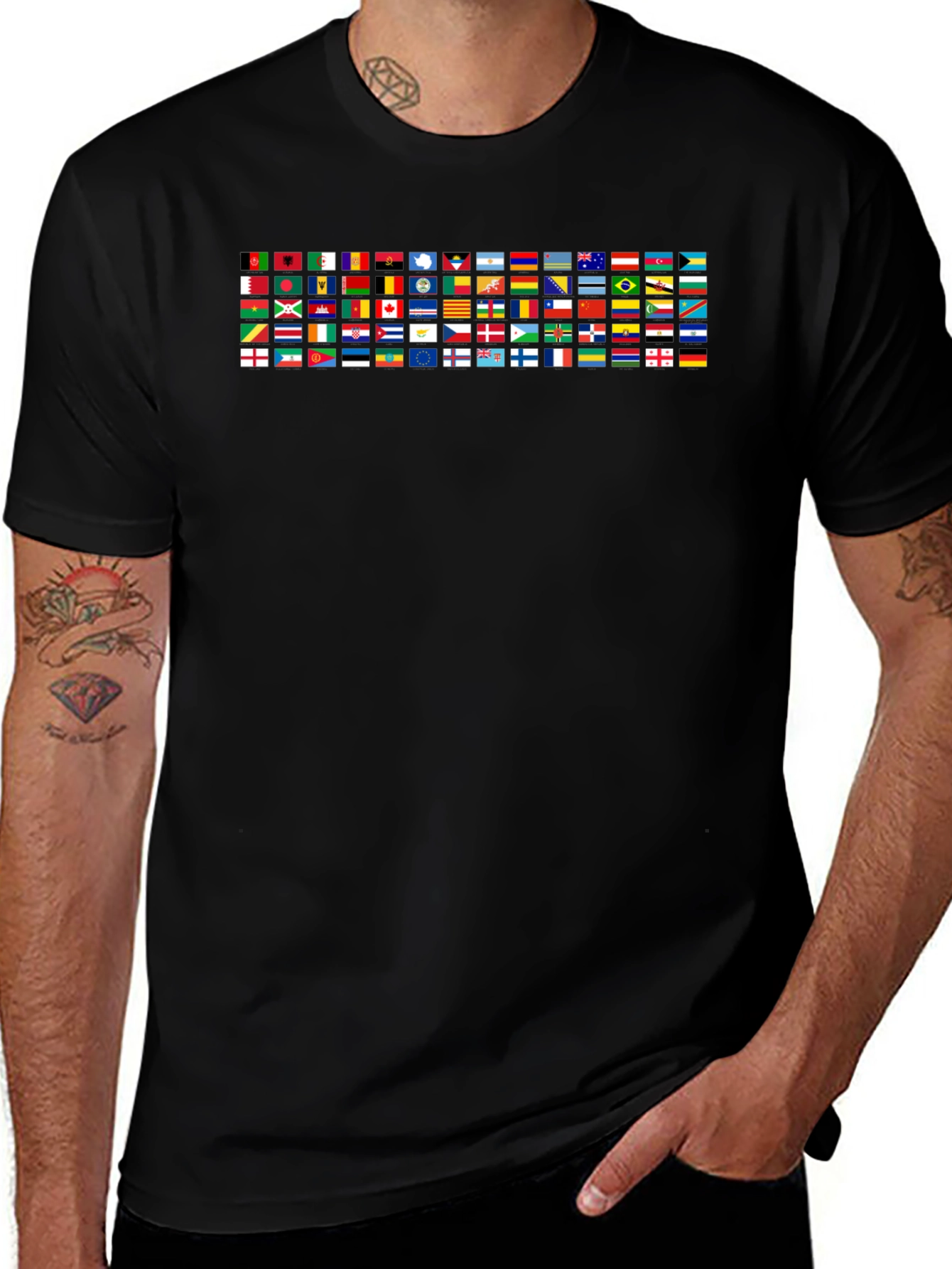 Flags of the World Graphic Tee